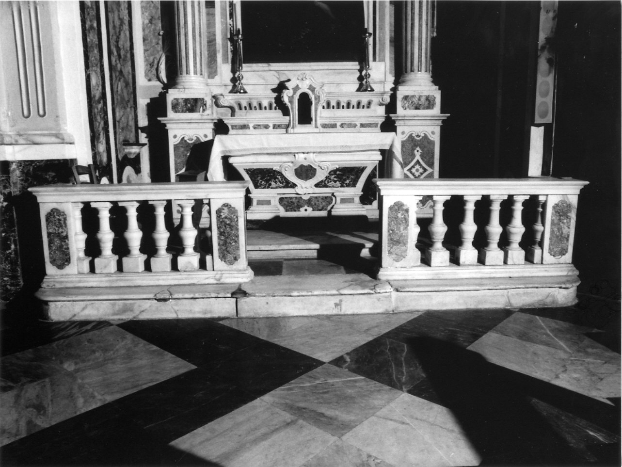 balaustrata, opera isolata - bottega ligure (sec. XVIII)