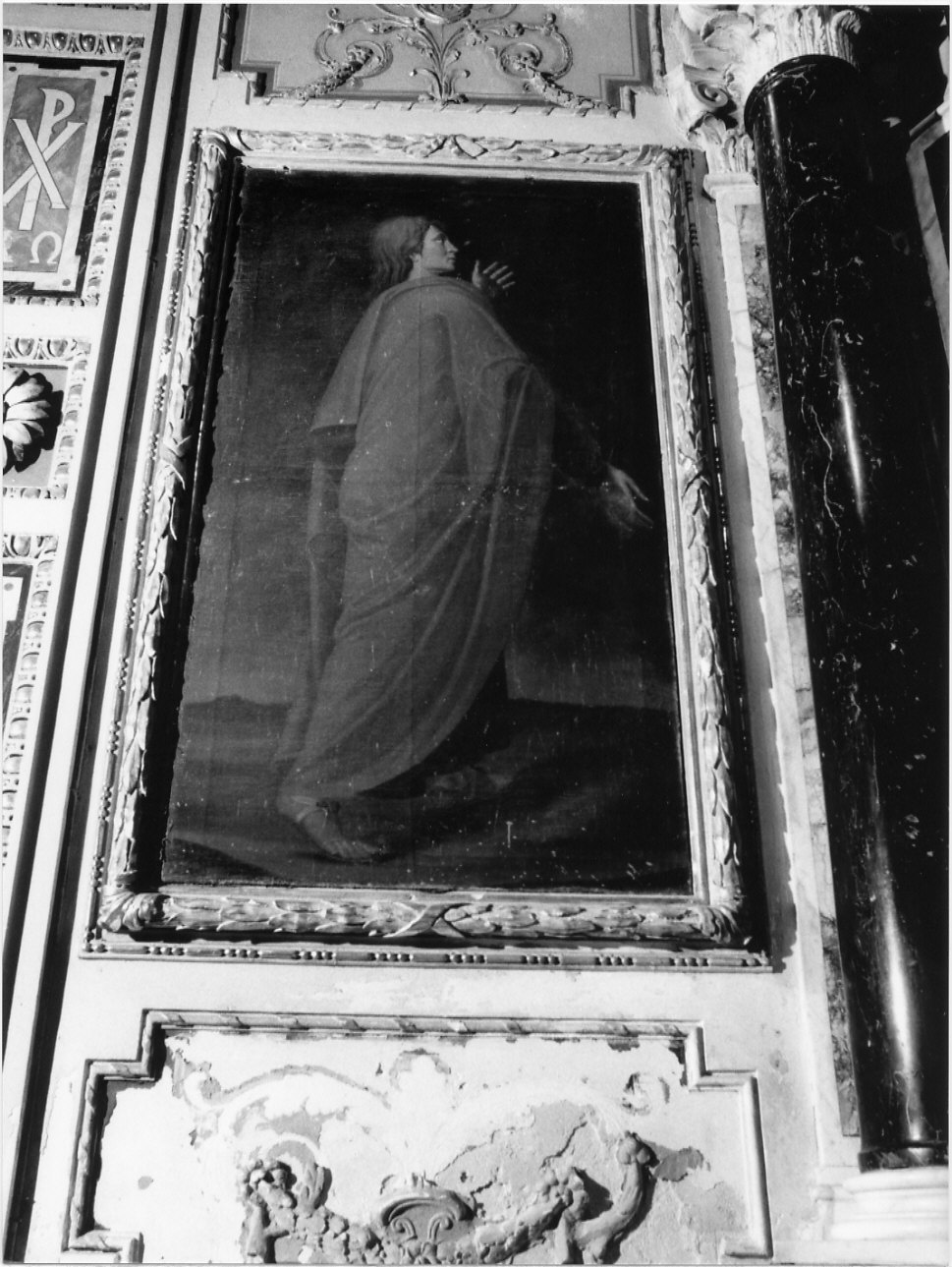 San Giovanni Evangelista (dipinto, pendant) - ambito ligure (metà sec. XIX)