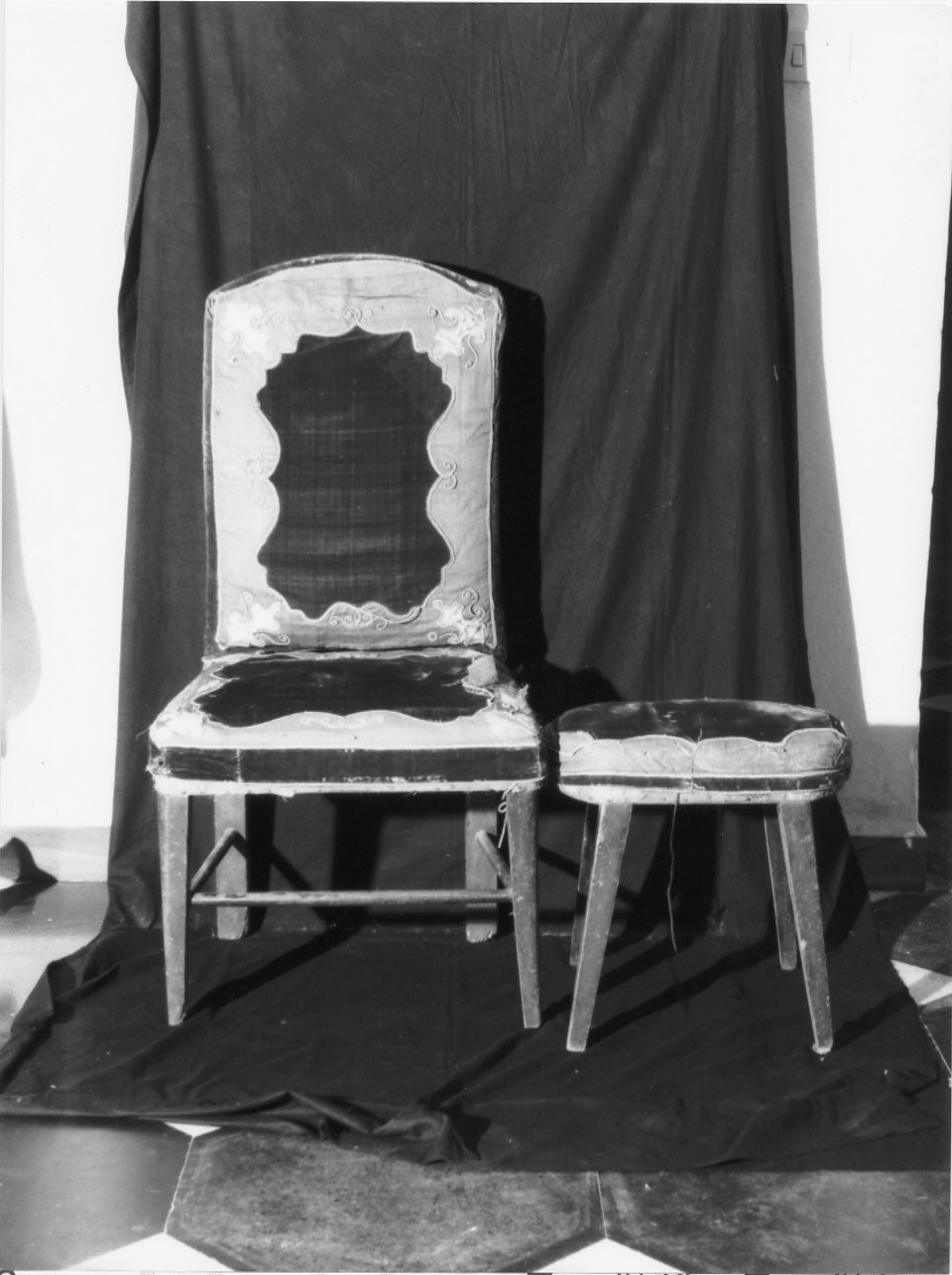 sedile, serie - bottega ligure (fine/inizio secc. XIX/ XX)