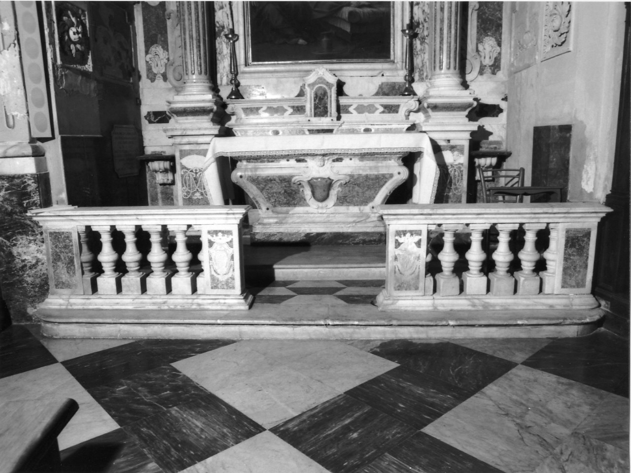 balaustrata, opera isolata - bottega ligure (prima metà sec. XVIII)