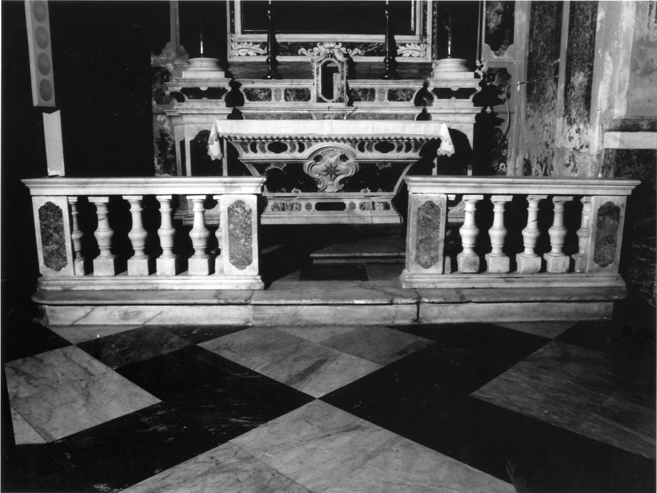 balaustrata, opera isolata - bottega ligure (sec. XVIII)