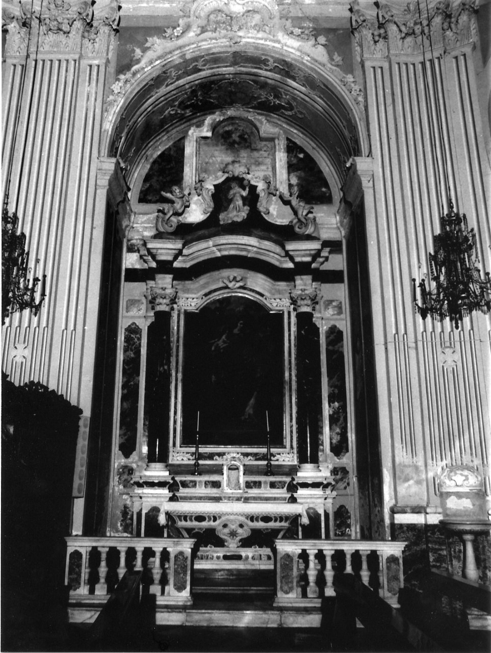 altare, insieme - bottega ligure (metà sec. XVIII)