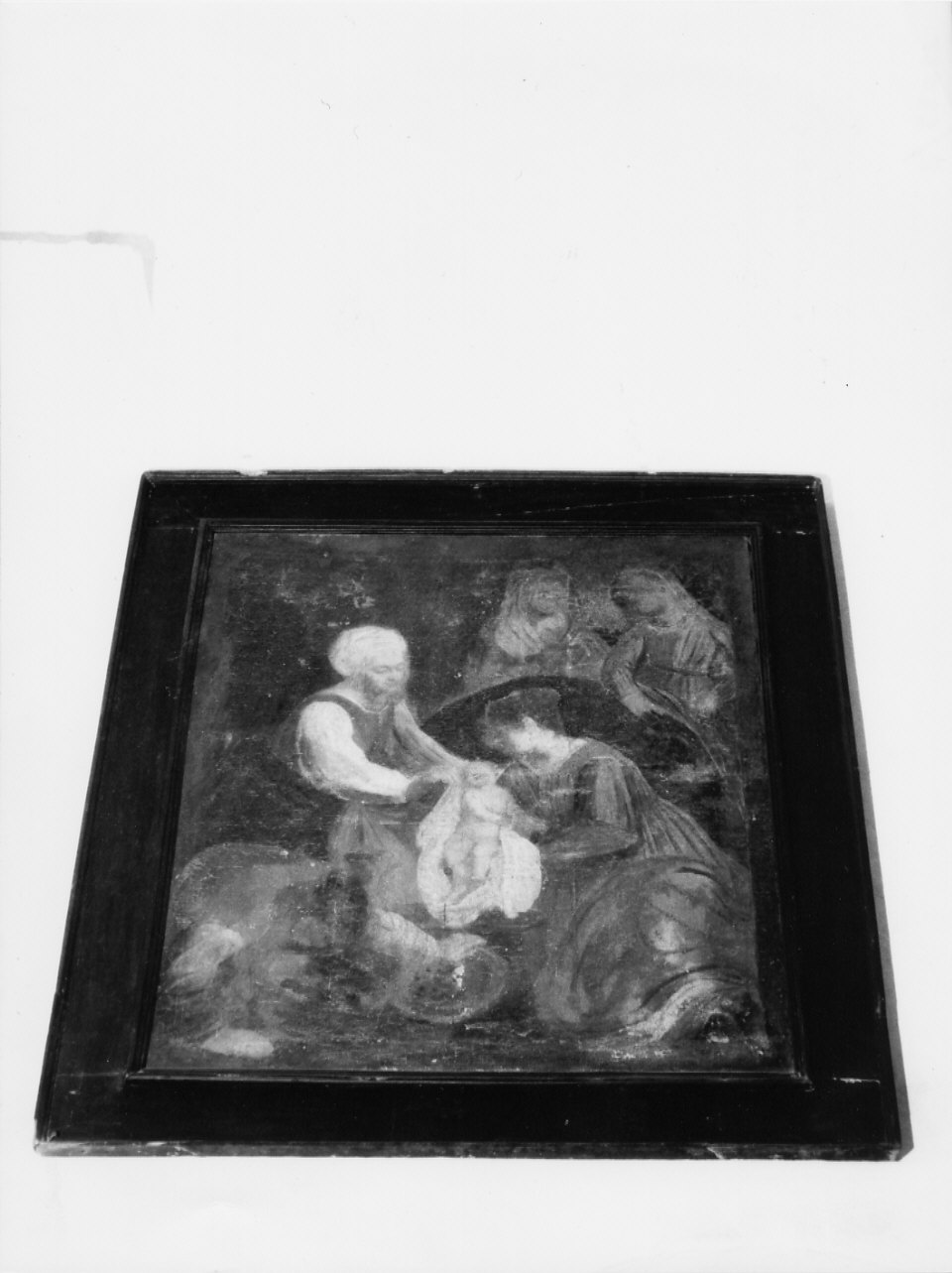 nascita di San Giovanni Battista (dipinto, pendant) - ambito ligure (sec. XVII)