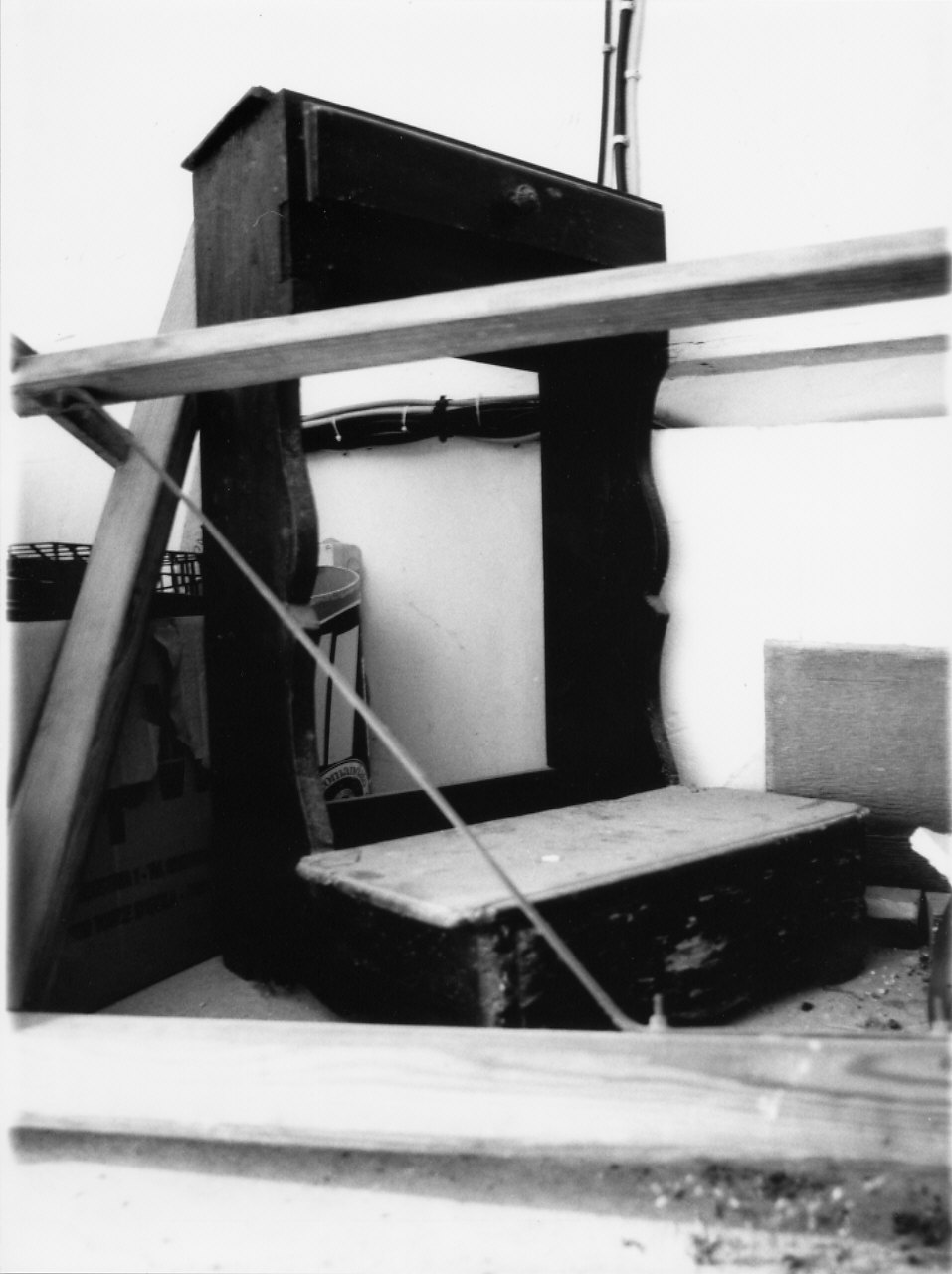 inginocchiatoio, opera isolata - bottega ligure (seconda metà sec. XIX)