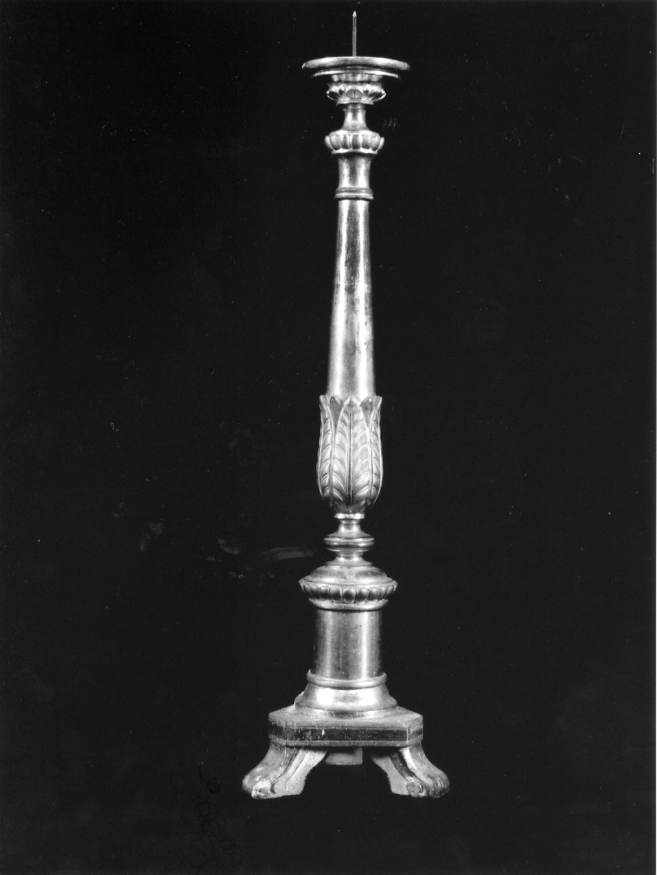 candeliere, coppia - bottega ligure (metà sec. XIX)