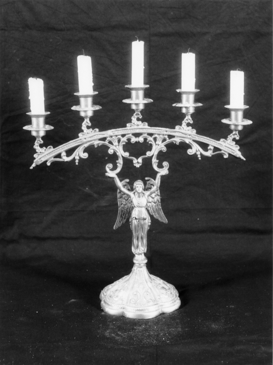 candelabro, coppia - bottega ligure (?) (inizio sec. XX)