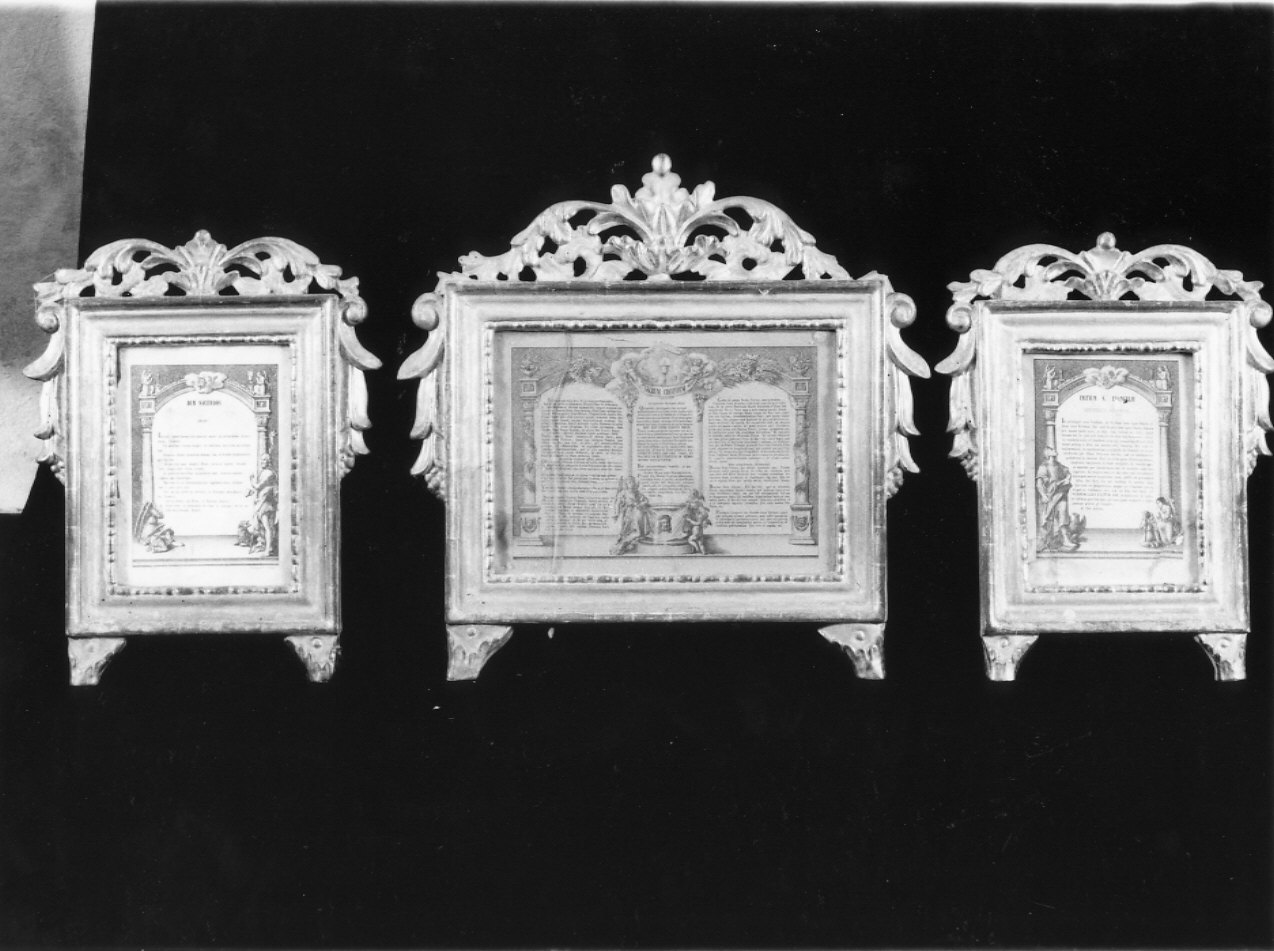 servizio di cartagloria, insieme - bottega ligure (seconda metà sec. XVIII)