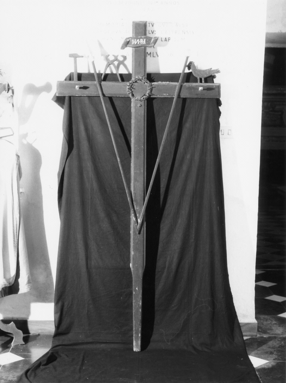 croce processionale, opera isolata - bottega ligure (sec. XVIII)