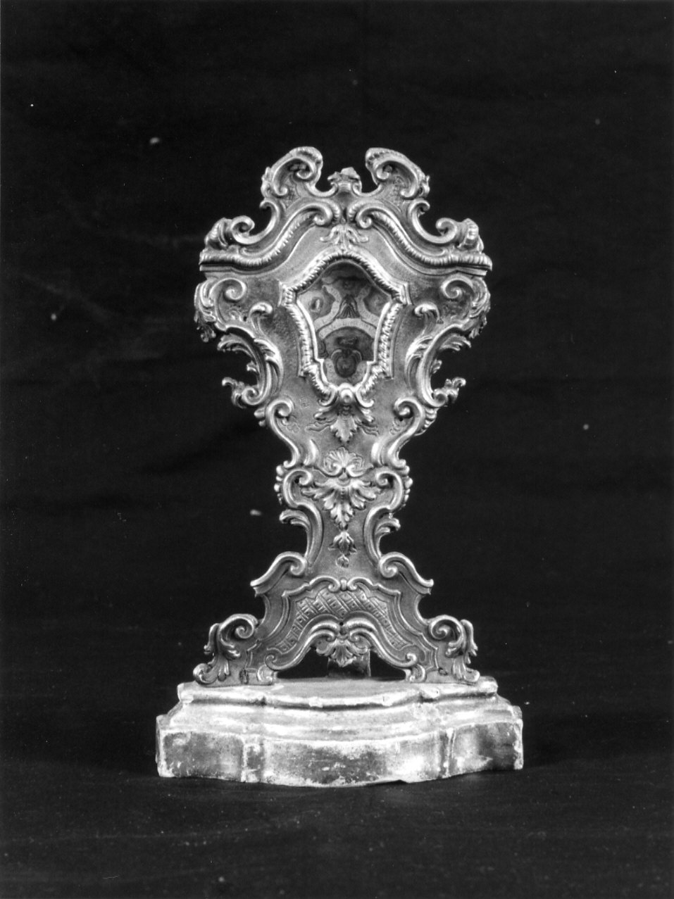 reliquiario - a ostensorio, opera isolata - bottega ligure (sec. XVIII)