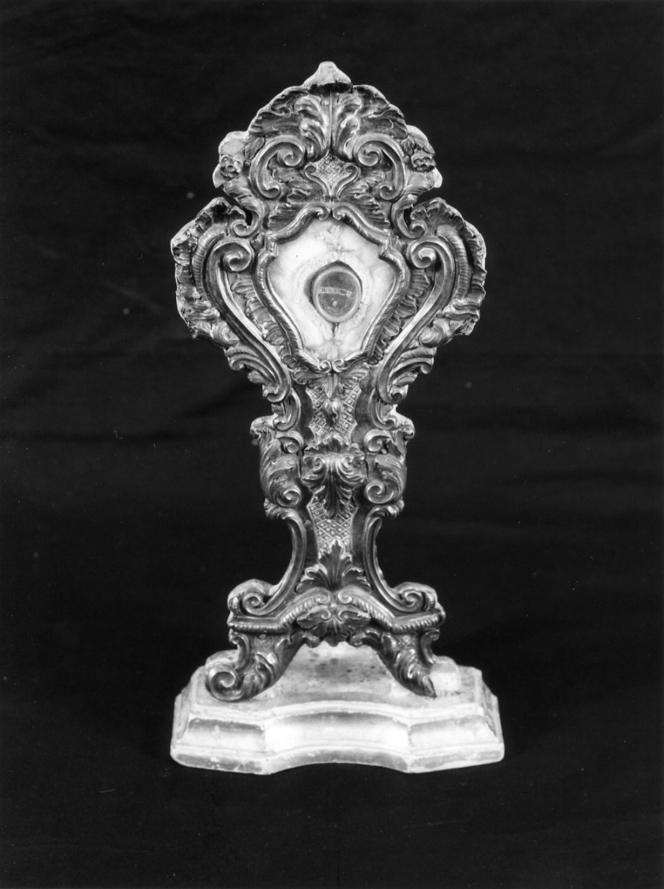 reliquiario - a ostensorio, opera isolata - bottega ligure (seconda metà sec. XVIII)