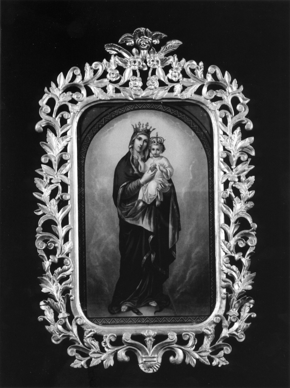 Madonna con Bambino (dipinto, opera isolata) - ambito ligure (fine/inizio secc. XIX/ XX)