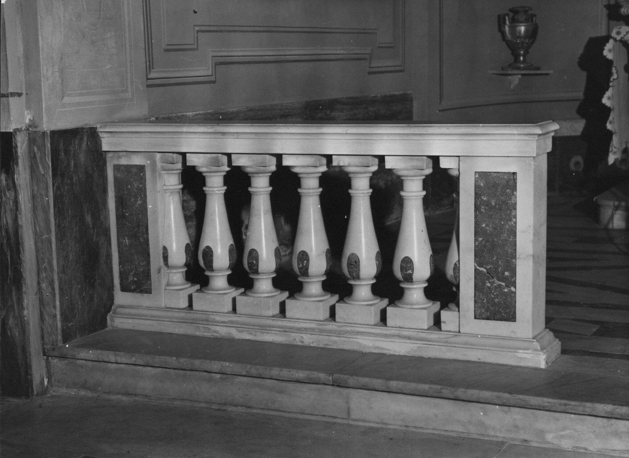 balaustrata di altare, coppia - bottega ligure (sec. XIX)