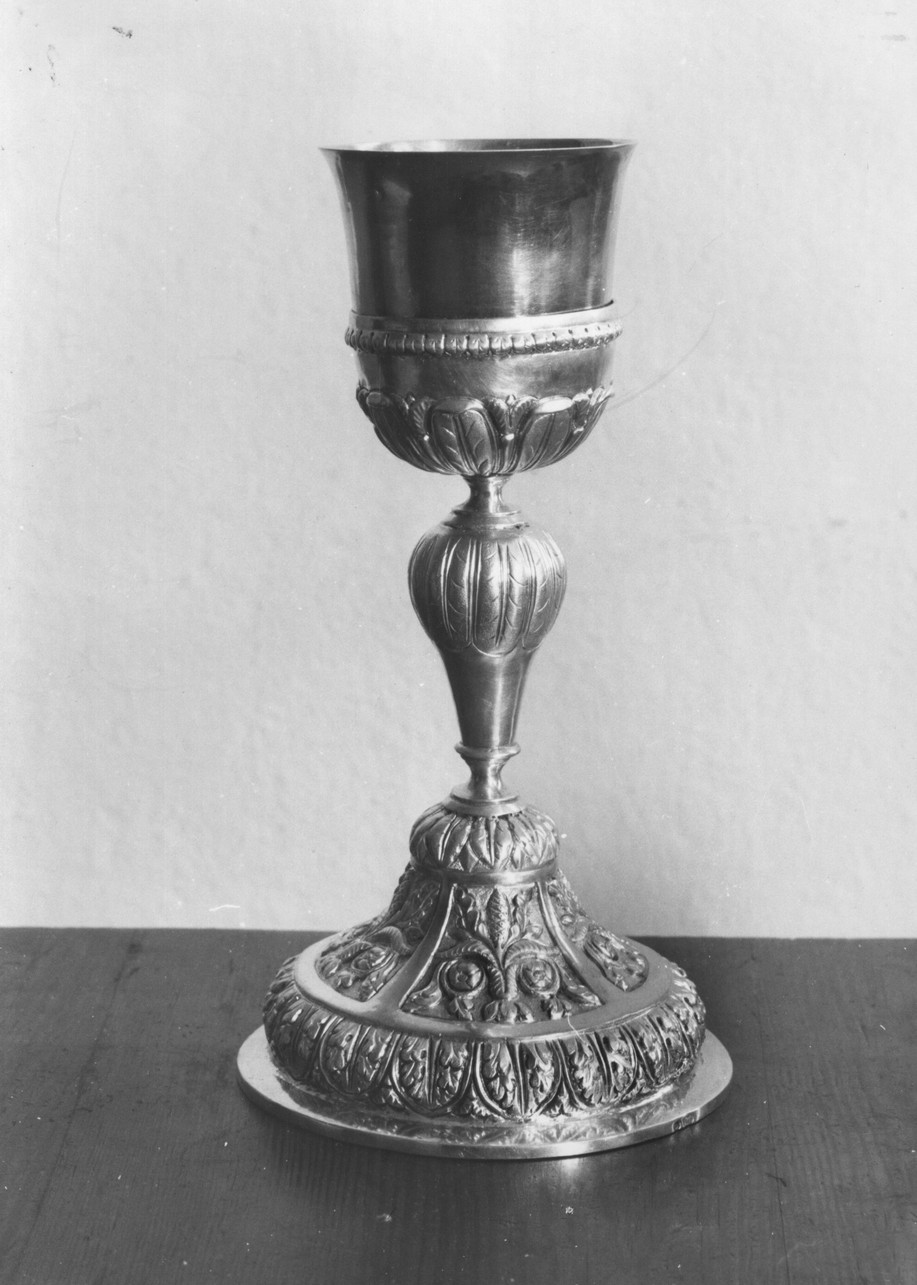 calice, opera isolata - bottega ligure (metà sec. XIX)