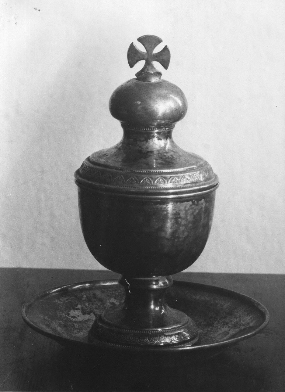 vasetto per la purificazione, opera isolata - bottega ligure (sec. XIX)