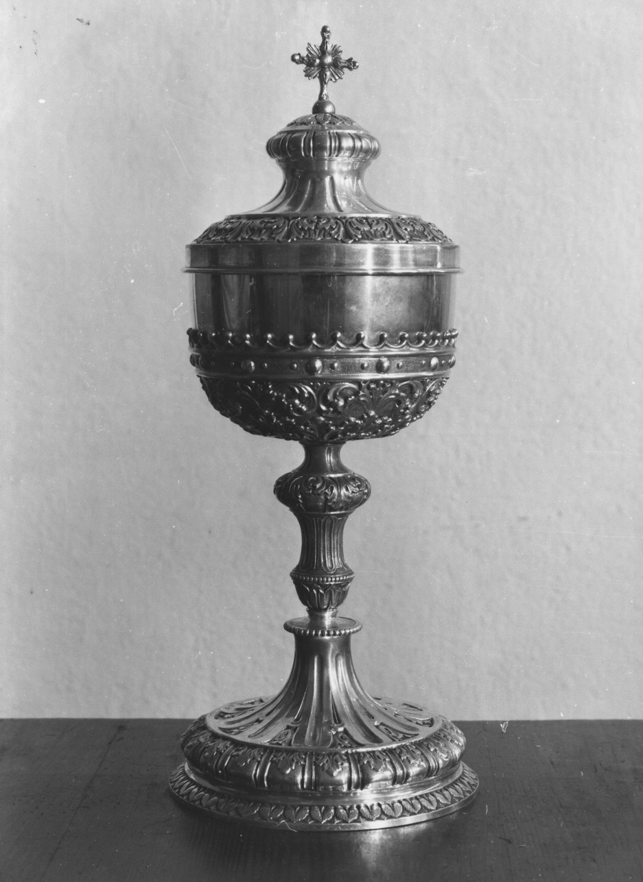 pisside, opera isolata - bottega ligure (sec. XIX)