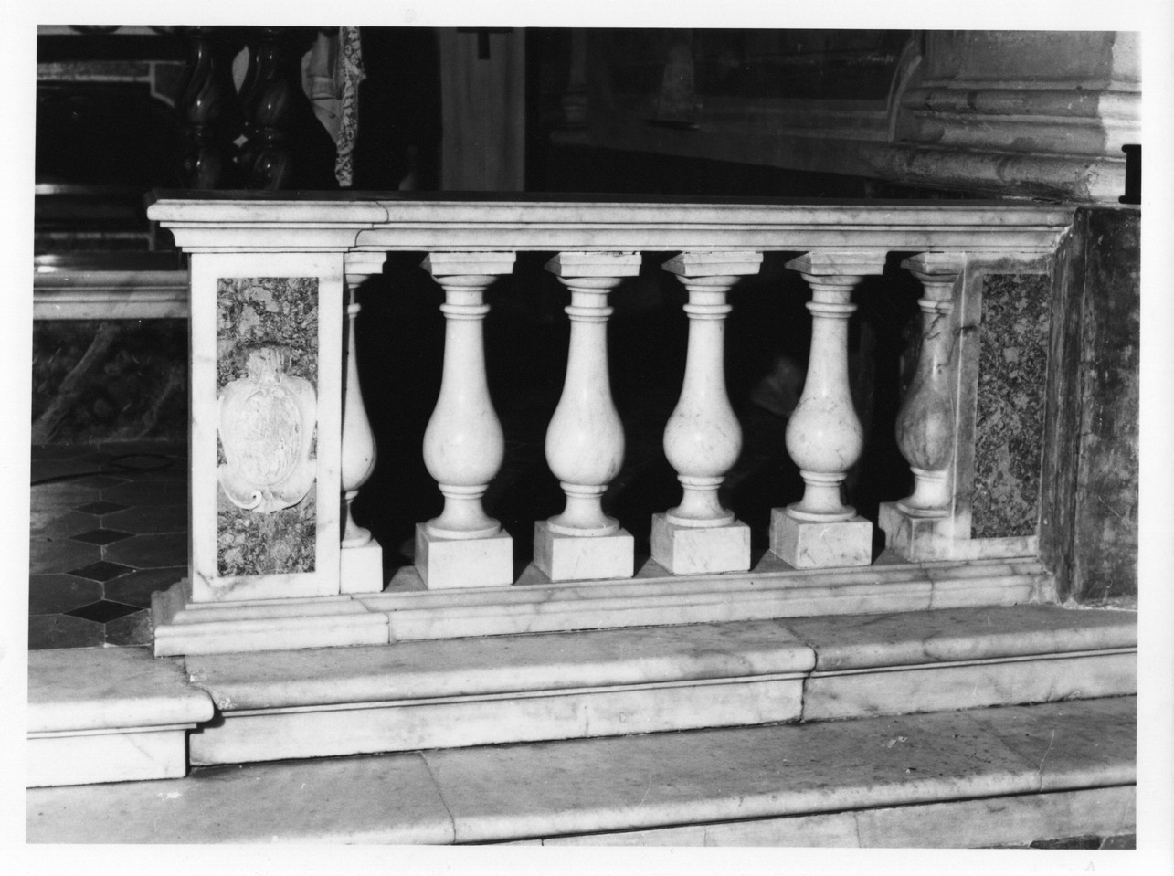 balaustrata di altare, opera isolata - bottega ligure (sec. XVIII)