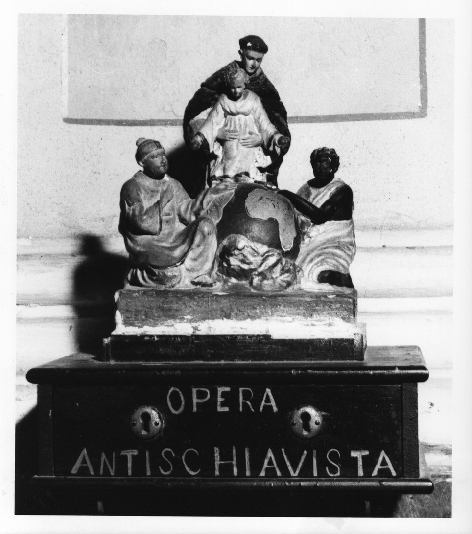 cassetta per elemosine, opera isolata - bottega italiana (inizio sec. XX)