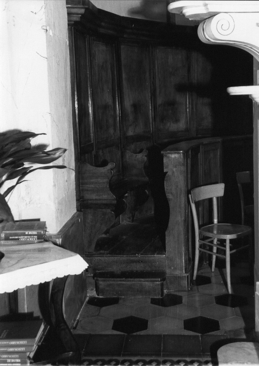 stalli del coro, opera isolata - bottega ligure (seconda metà sec. XIX)