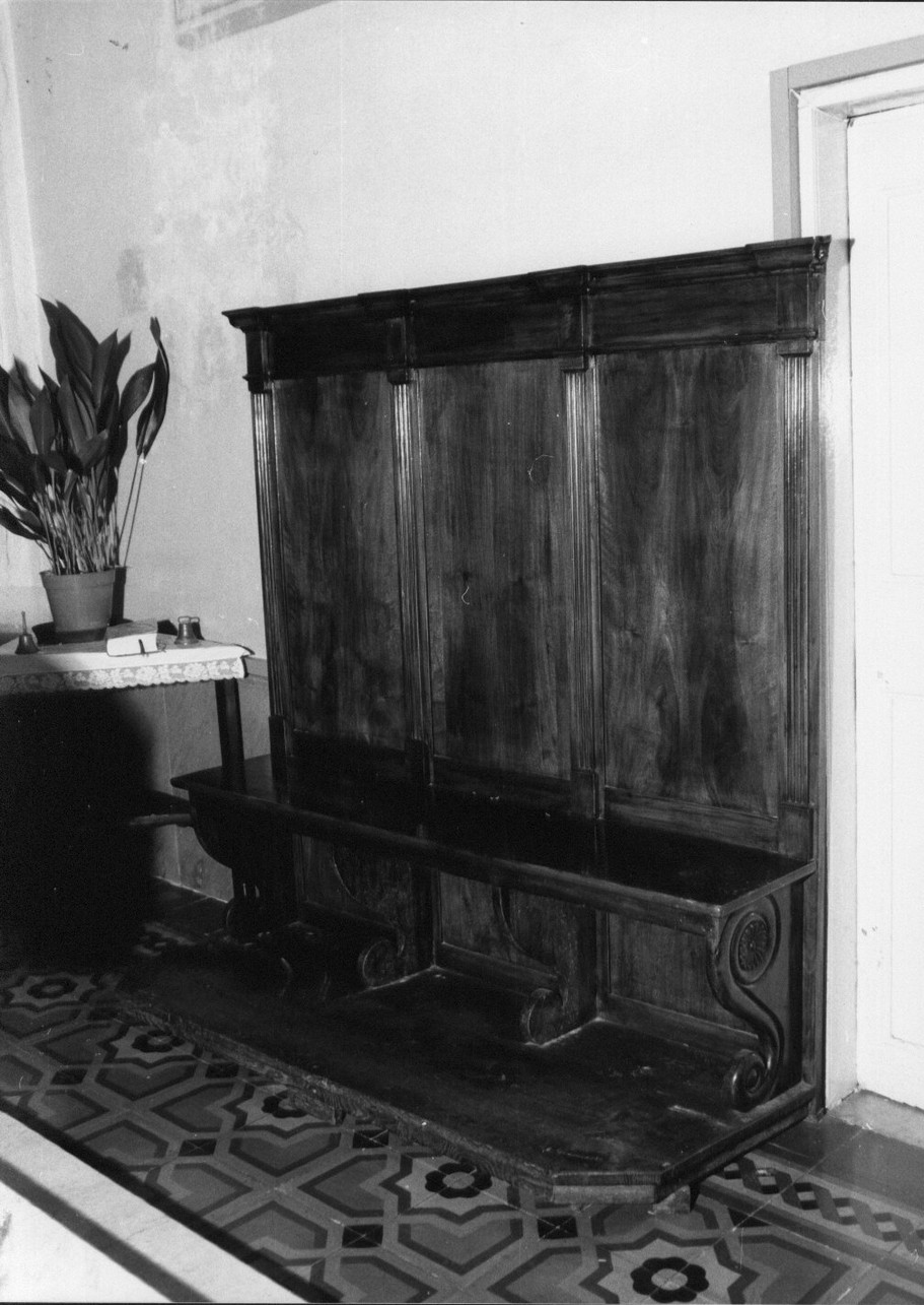 stalli del coro, opera isolata - bottega ligure (seconda metà sec. XIX)