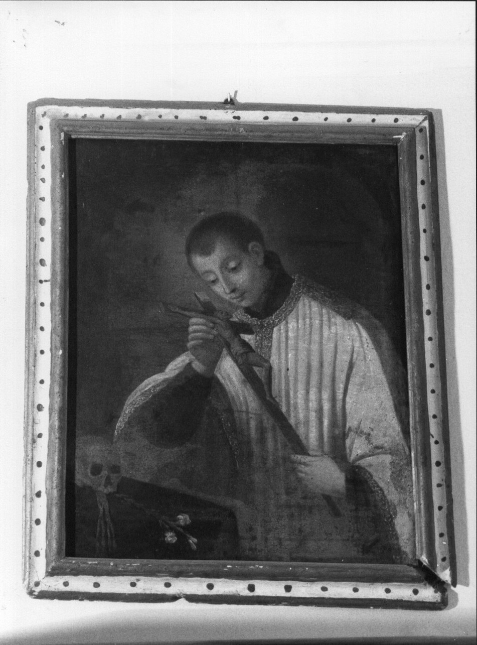 San Luigi Gonzaga (dipinto, opera isolata) - ambito ligure (seconda metà sec. XIX)