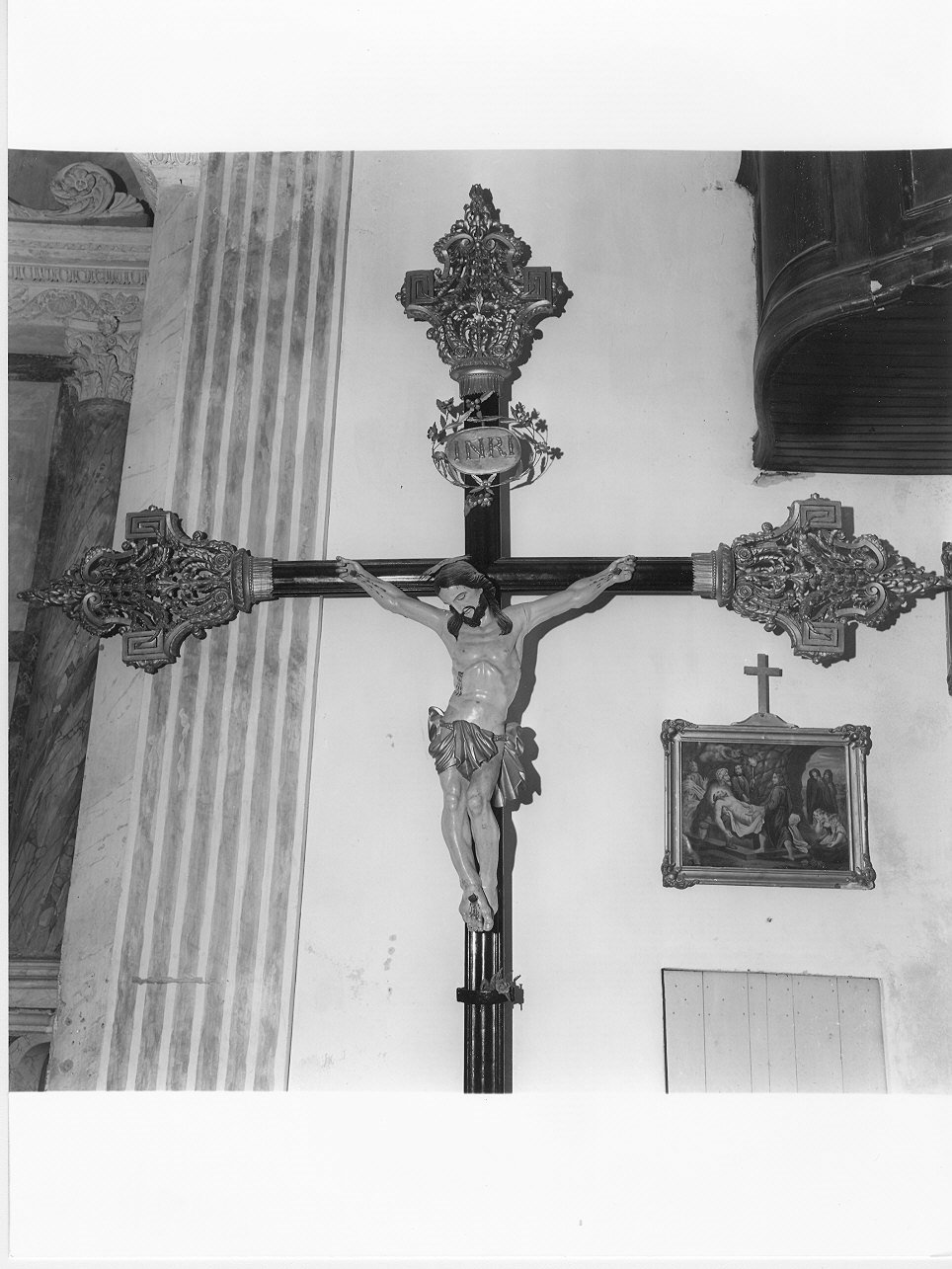 Cristo crocifisso (crocifisso, opera isolata) - bottega ligure (seconda metà sec. XIX)