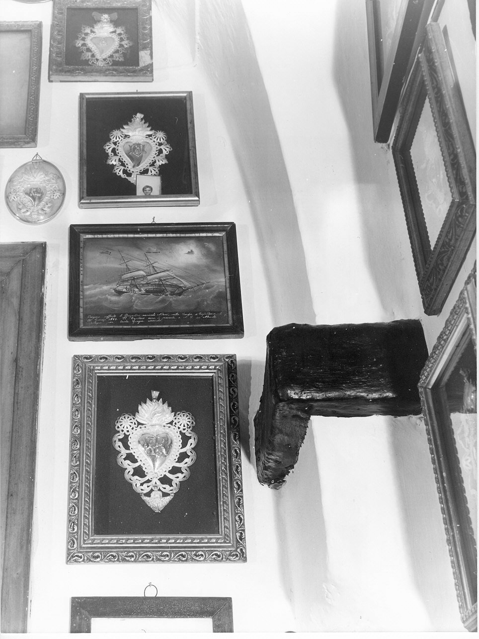 miracolo della Madonna di Montallegro (ex voto, opera isolata) - ambito italiano (terzo quarto sec. XIX)