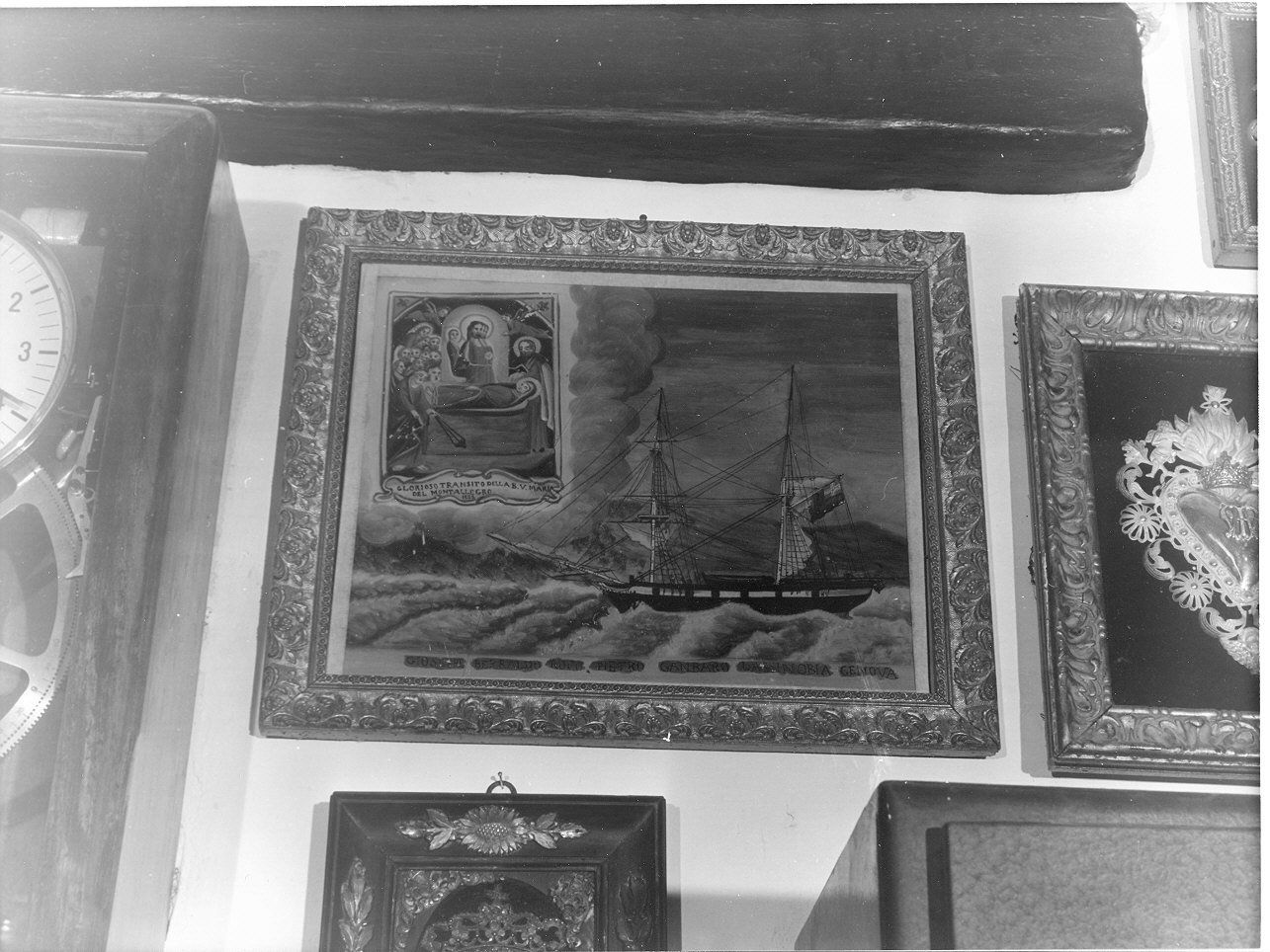 miracolo della Madonna di Montallegro (ex voto, opera isolata) - ambito ligure (primo quarto sec. XIX)