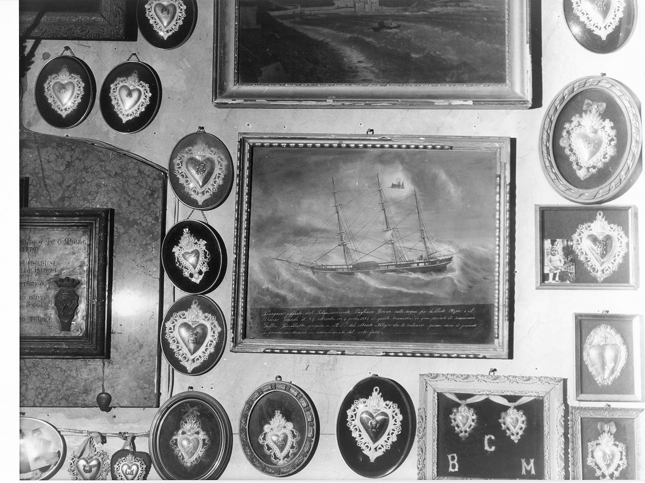 miracolo della Madonna di Montallegro (ex voto, opera isolata) - ambito ligure (ultimo quarto sec. XIX)