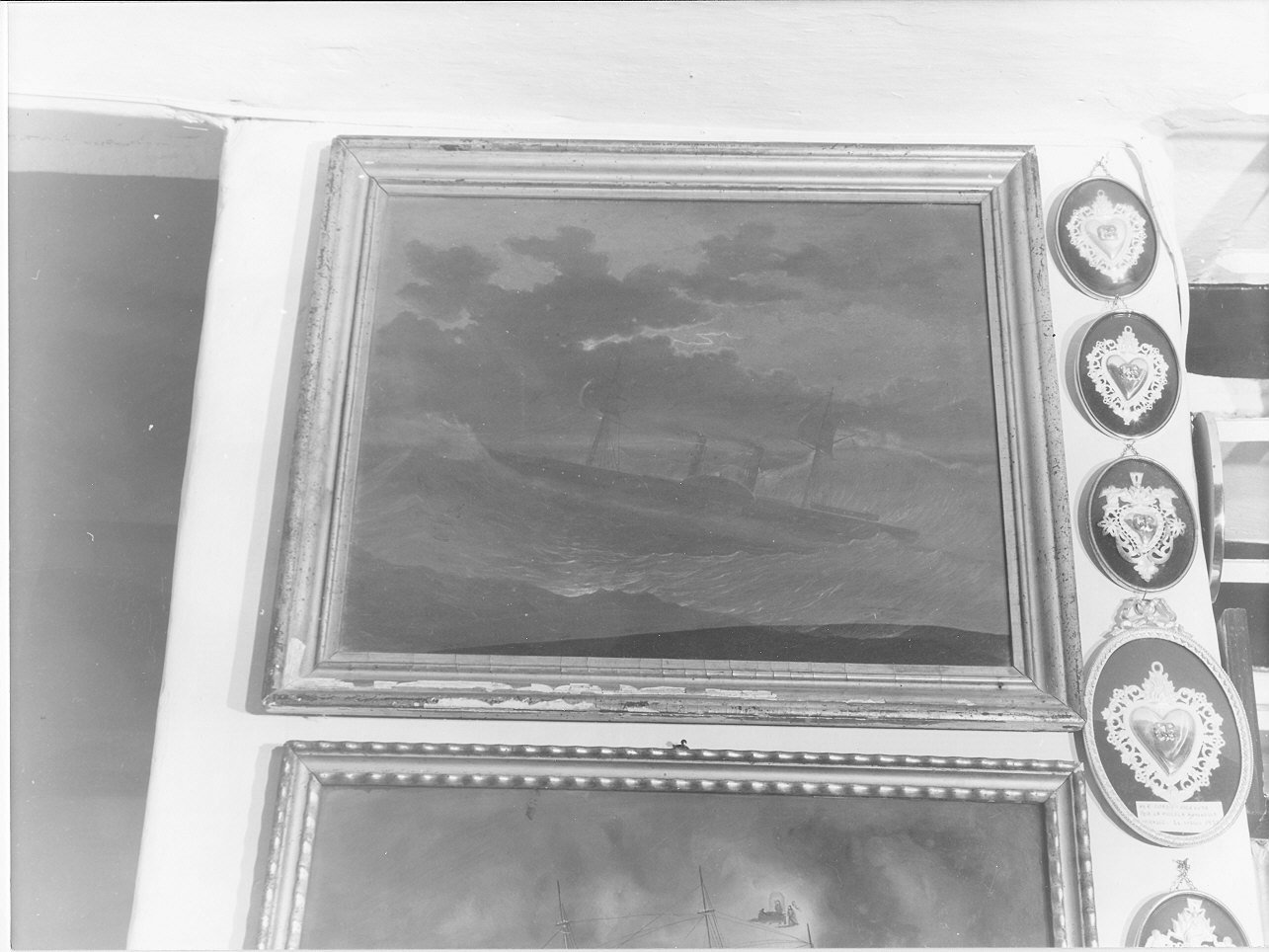 veliero (ex voto, opera isolata) - ambito italiano (fine/inizio secc. XIX/ XX)