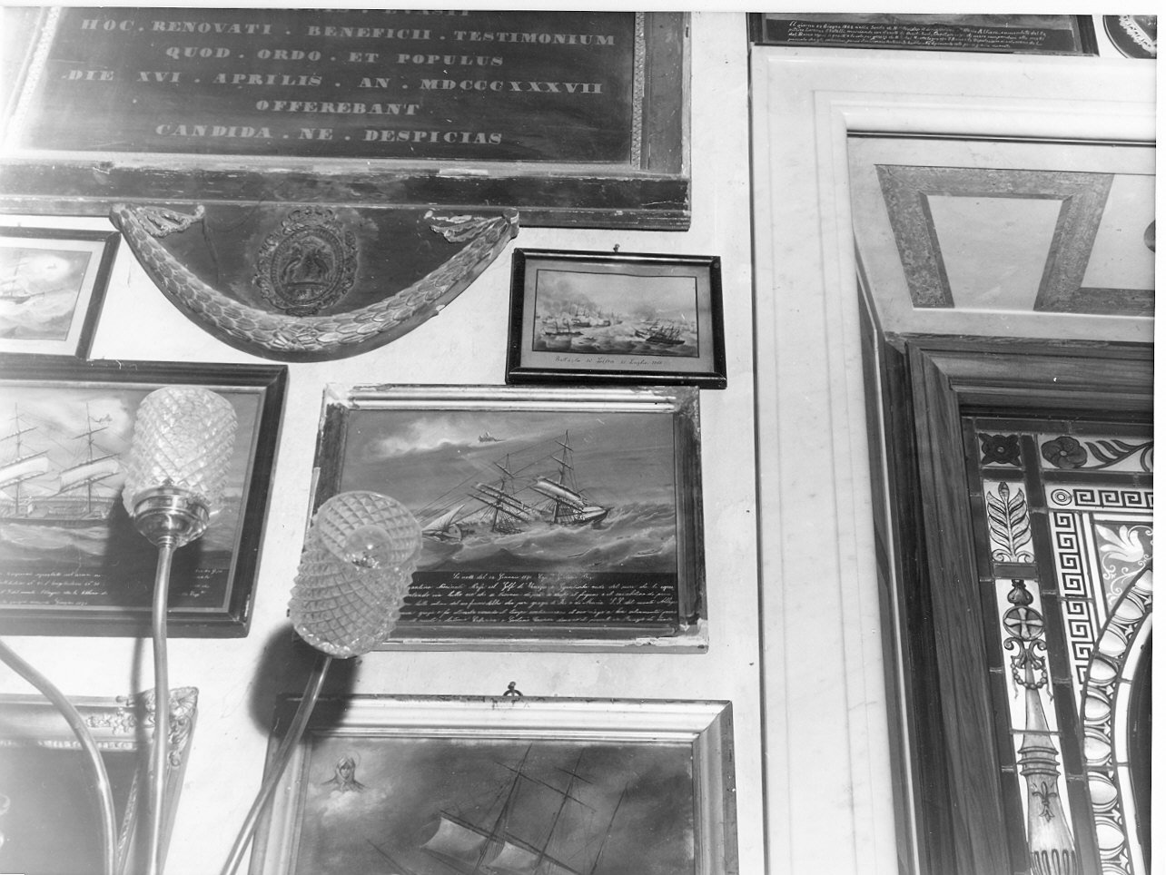 battaglia di Lissa (dipinto, opera isolata) - ambito italiano (terzo quarto sec. XIX)