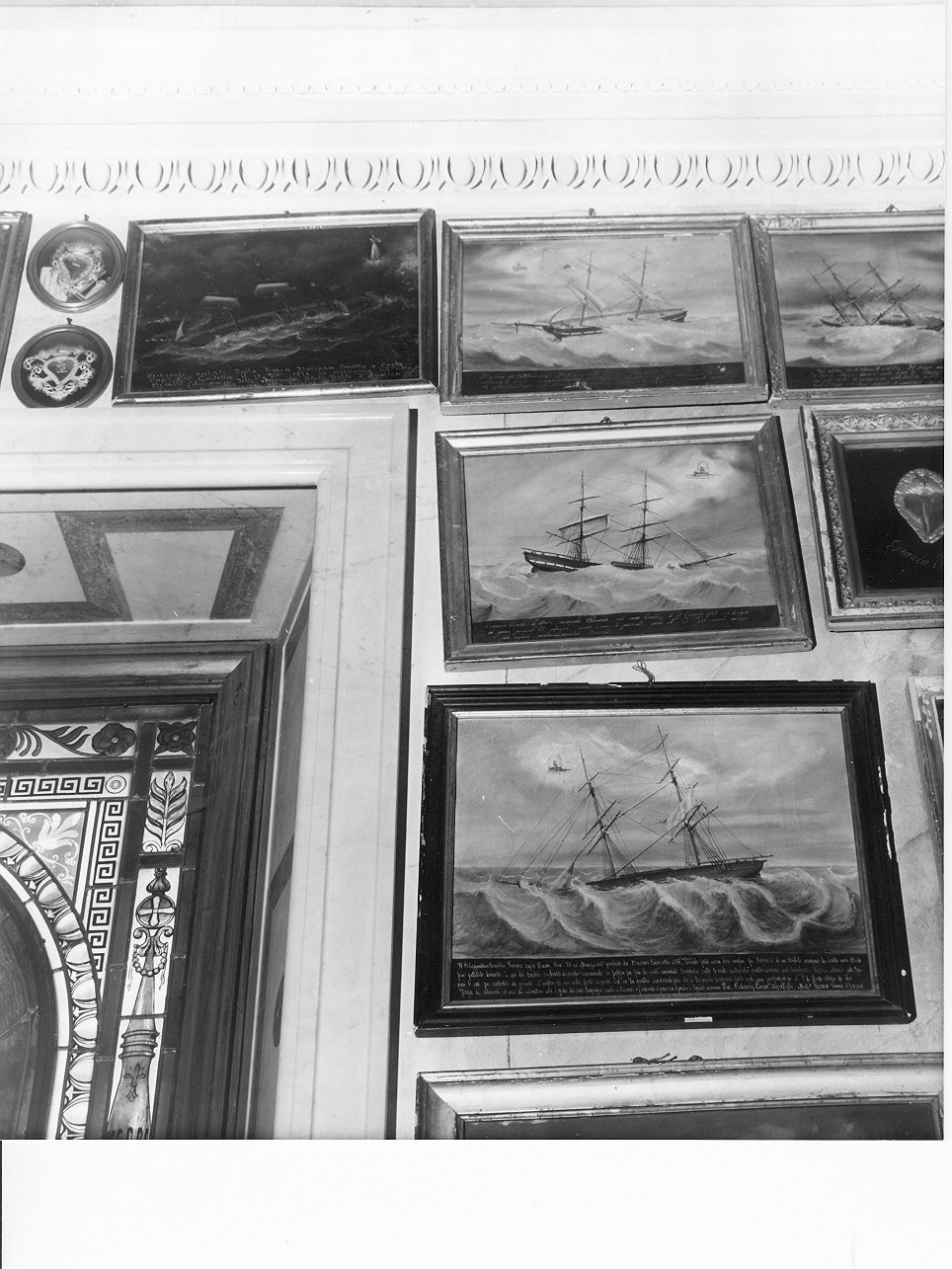 miracolo della Madonna di Montallegro (ex voto, opera isolata) - ambito italiano (terzo quarto sec. XIX)