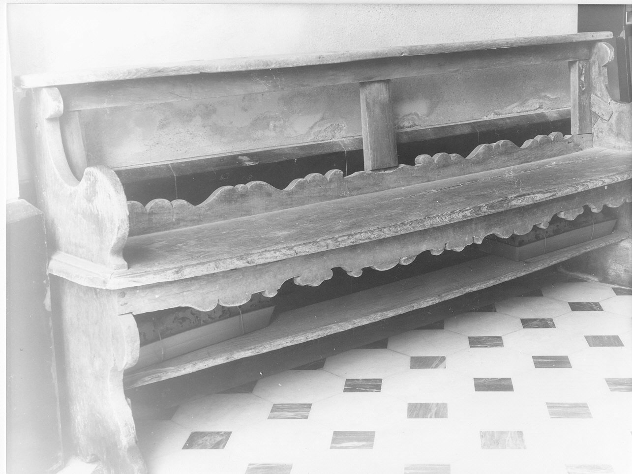 panca, opera isolata - bottega ligure (sec. XVIII)