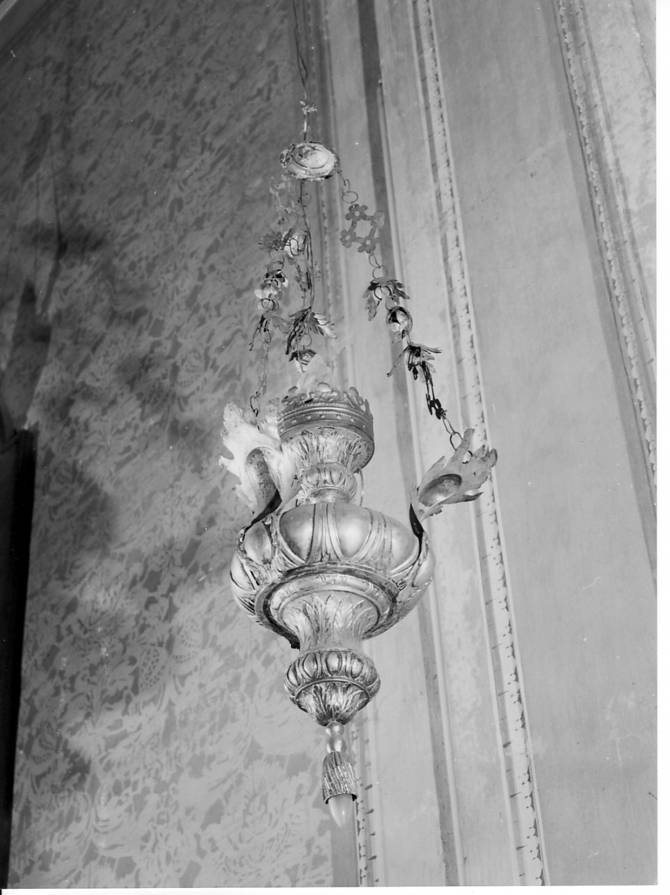 lampada pensile, coppia - bottega ligure (sec. XVIII)