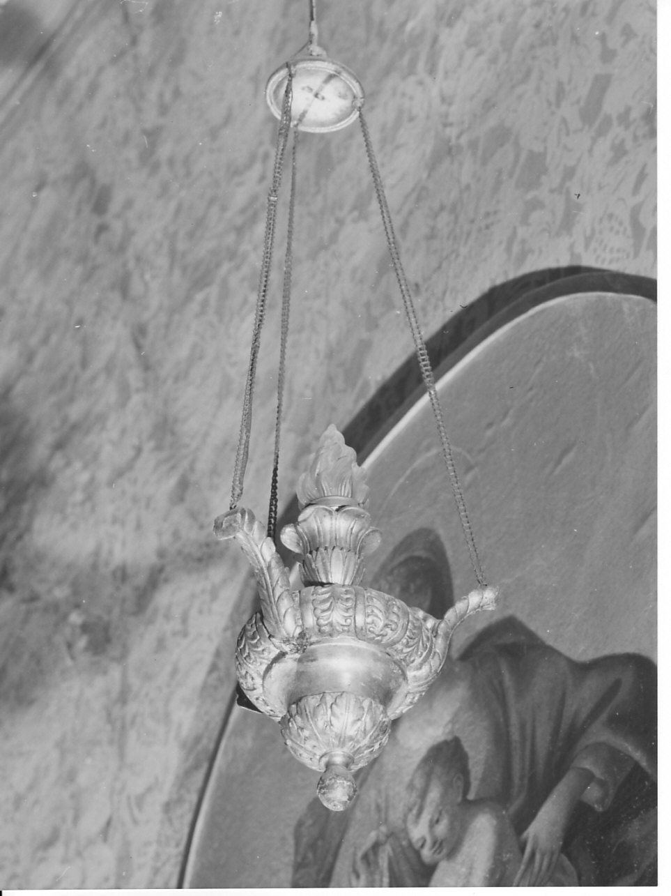 lampada pensile, coppia - bottega ligure (sec. XIX)