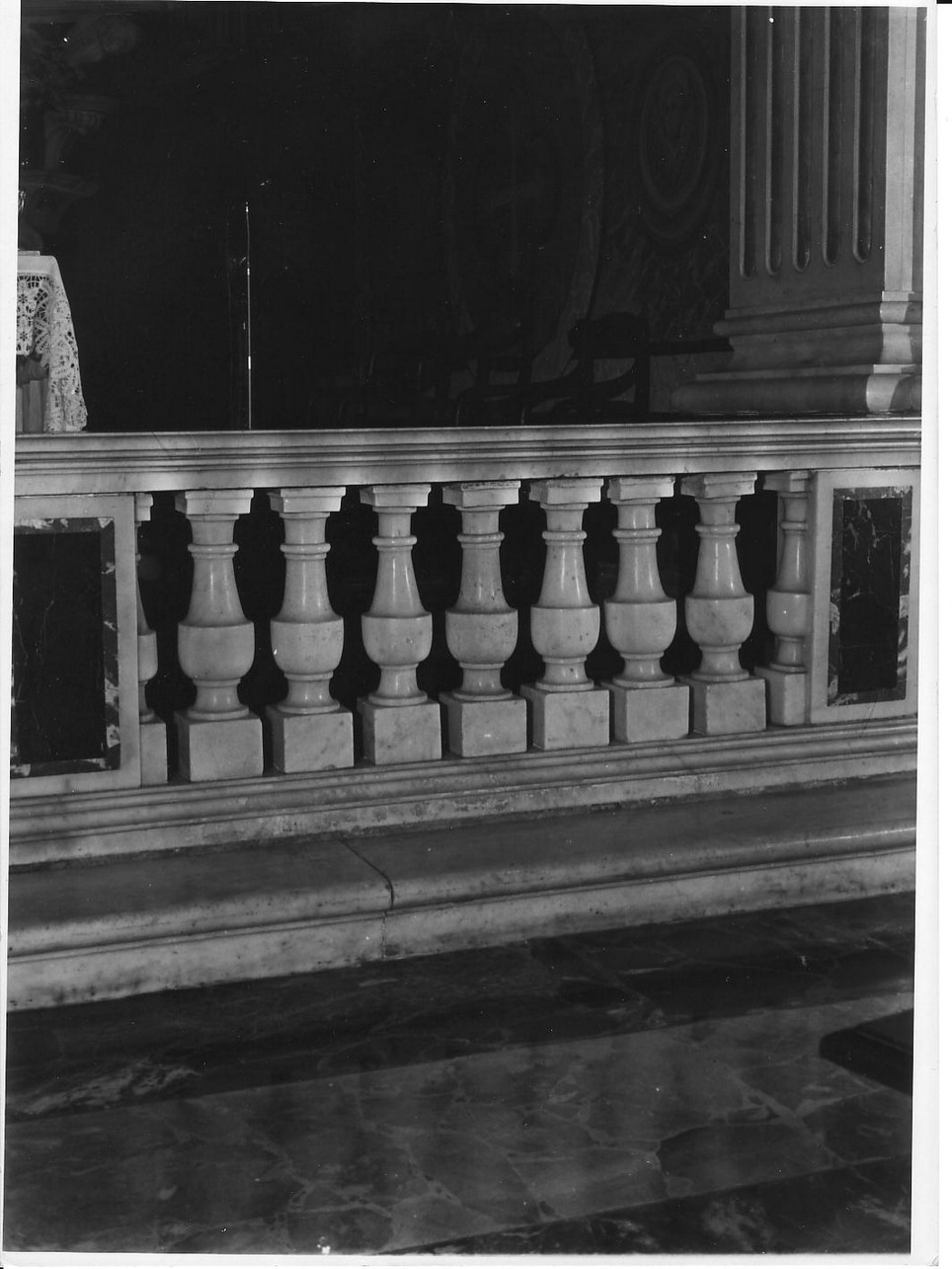 balaustrata, coppia - bottega ligure (sec. XIX)