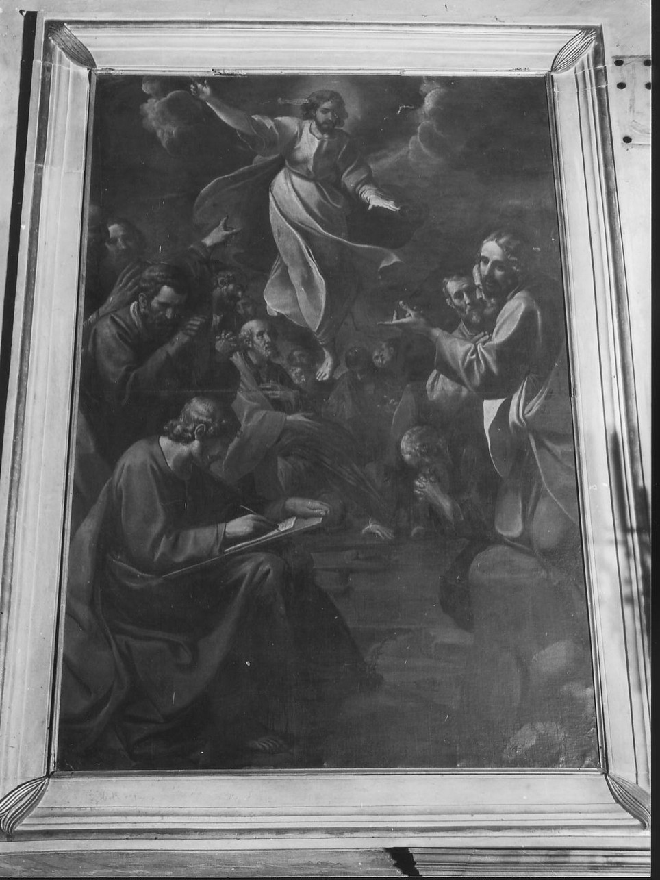 ascensione di Cristo (dipinto, opera isolata) - ambito ligure (sec. XVIII)