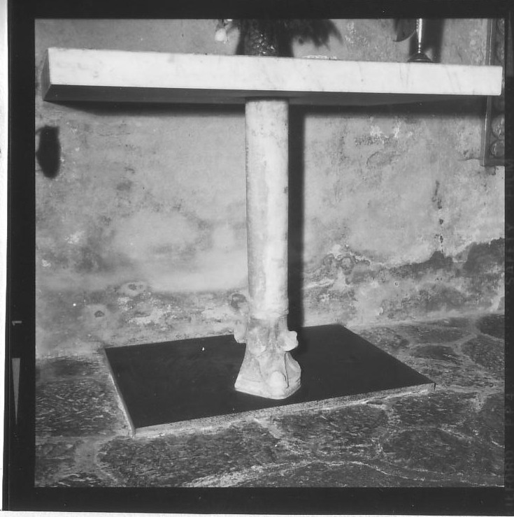 colonna, opera isolata - bottega ligure (secc. XVII/ XVIII)