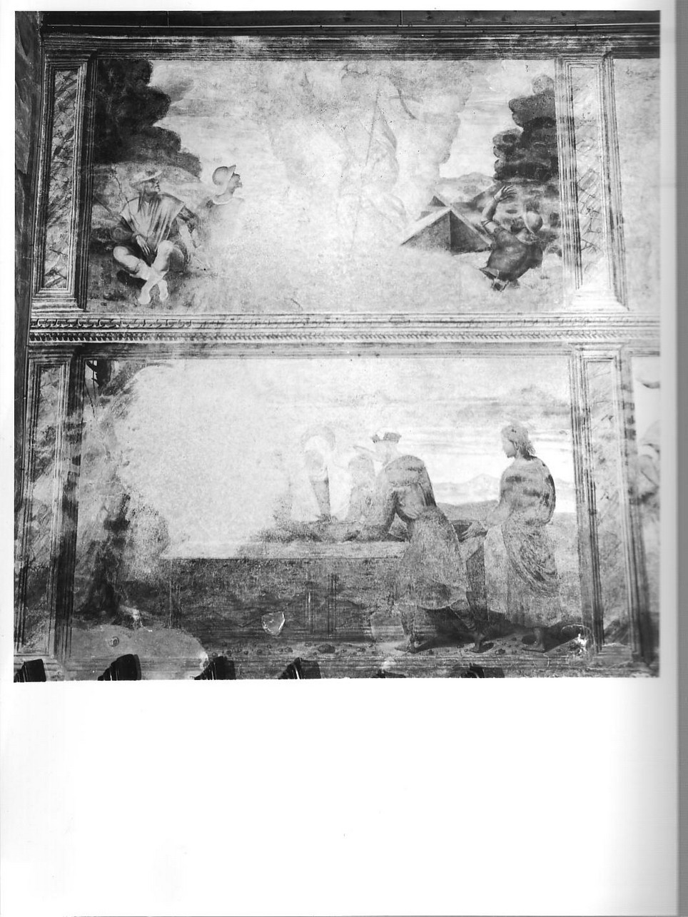 resurrezione di Cristo (dipinto, elemento d'insieme) di Piaggio Teramo (sec. XVI)