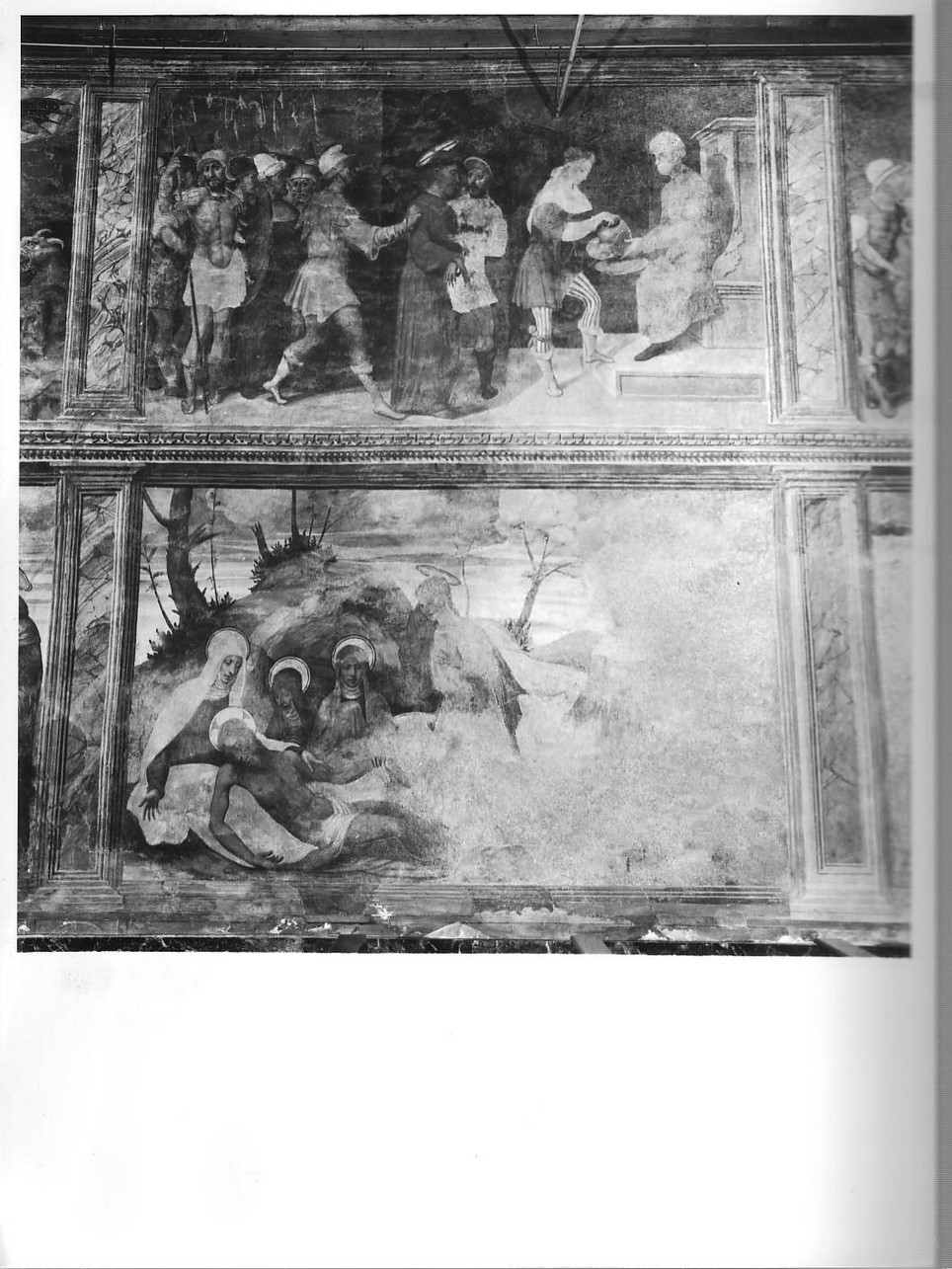Cristo davanti a Pilato (dipinto, elemento d'insieme) di Piaggio Teramo (sec. XVI)