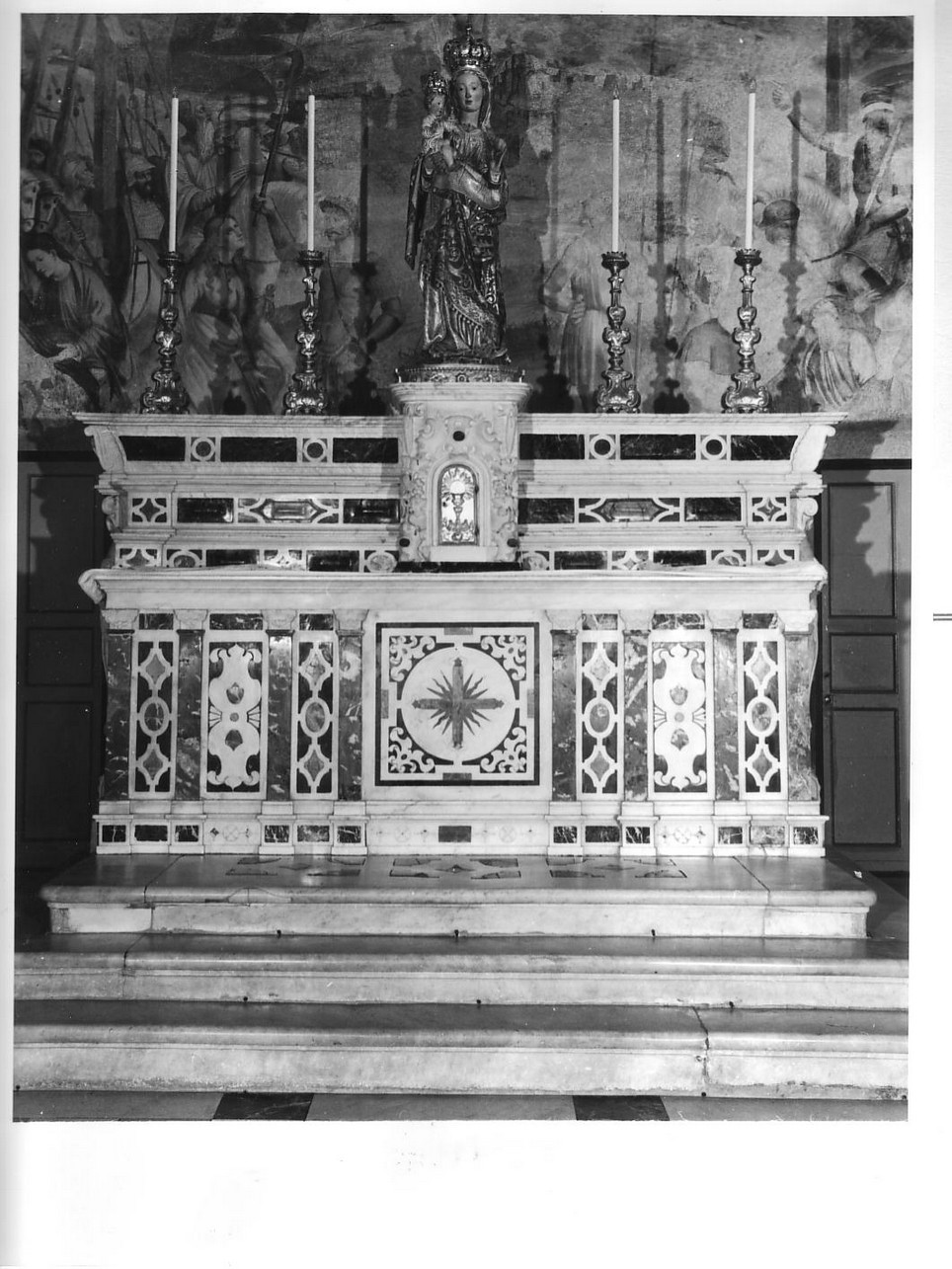 croce (altare maggiore, opera isolata) - bottega ligure (sec. XVII, sec. XX)