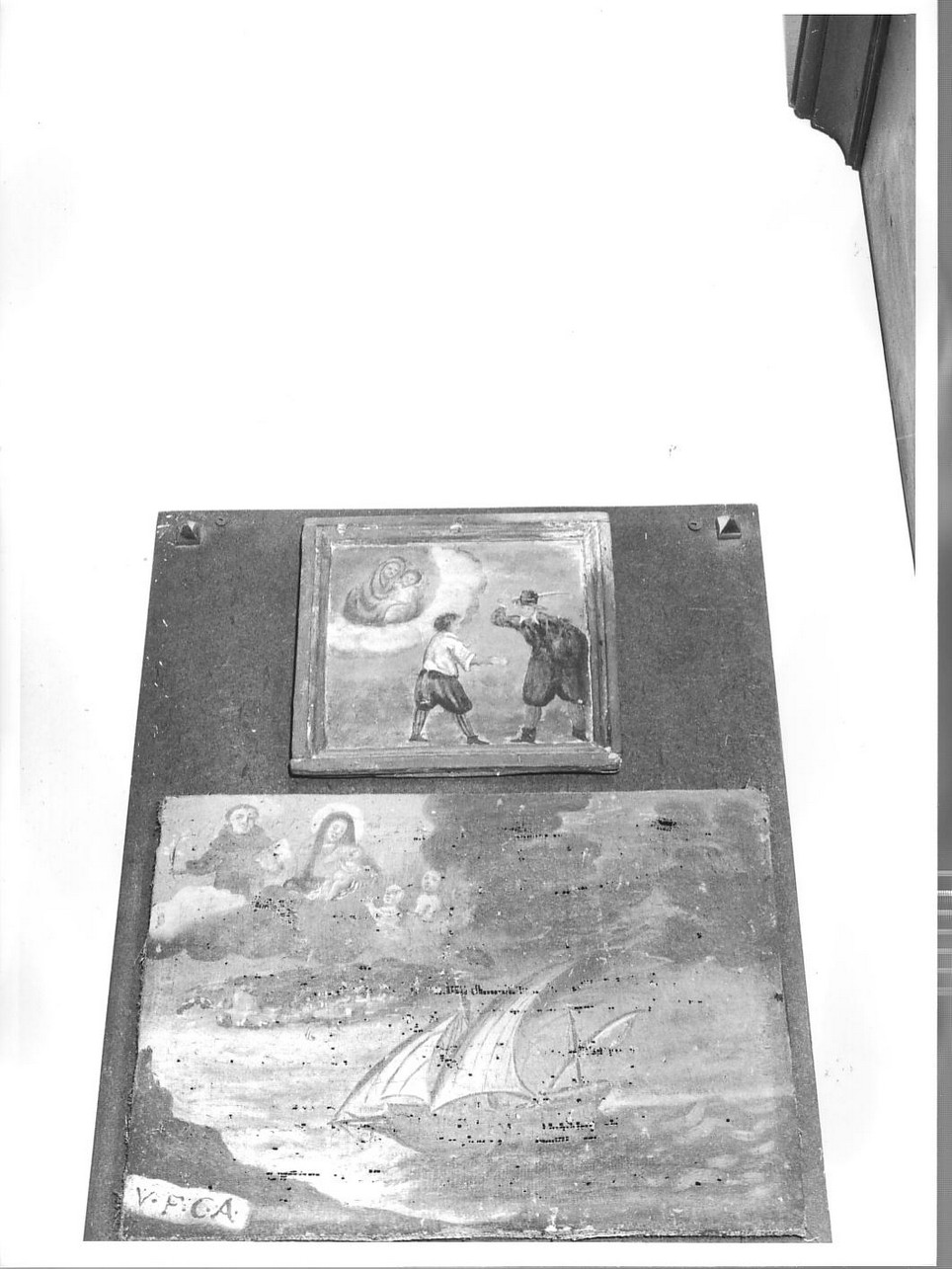 salvataggio sul mare (ex voto, opera isolata) - ambito ligure (secc. XVII/ XVIII)