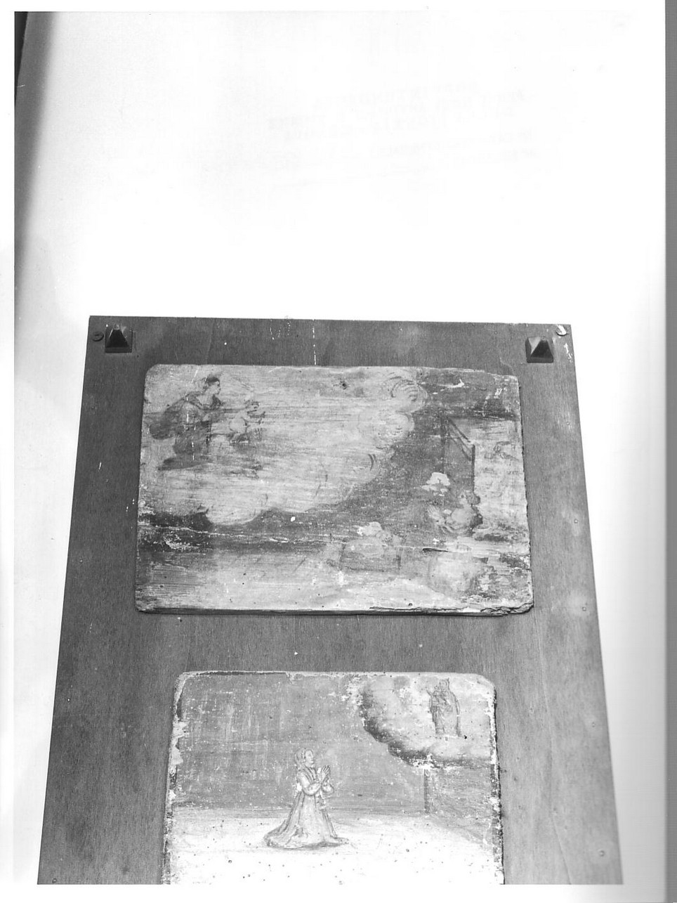 apparizione della Madonna delle Grazie ad una malata (ex voto, opera isolata) - ambito ligure (secc. XVII/ XVIII)