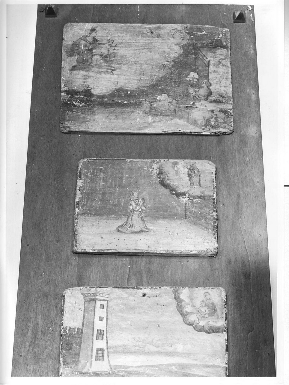 donna che prega (ex voto, opera isolata) - ambito ligure (sec. XVIII)