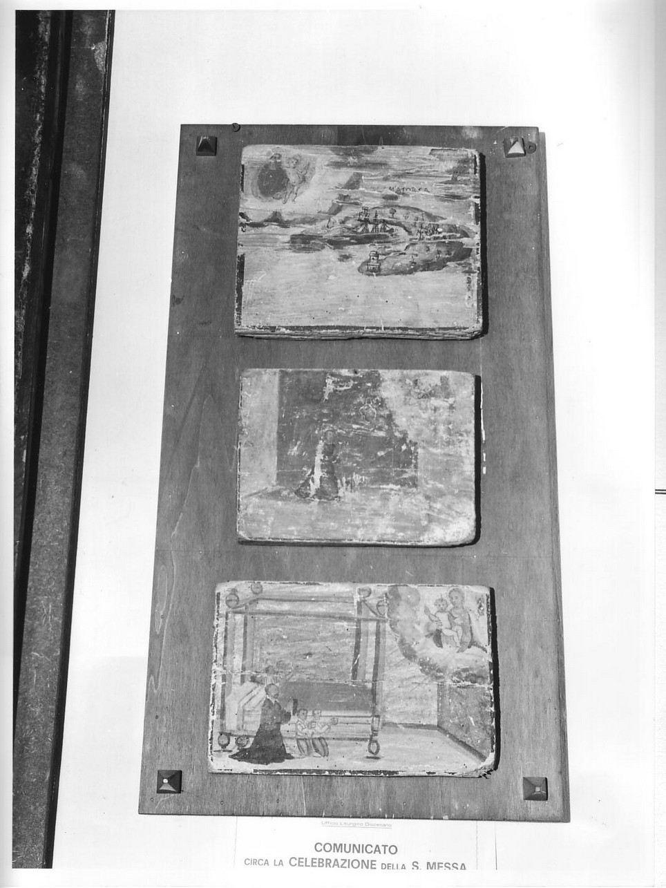 guarigione miracolosa (ex voto, opera isolata) - ambito ligure (sec. XVIII)