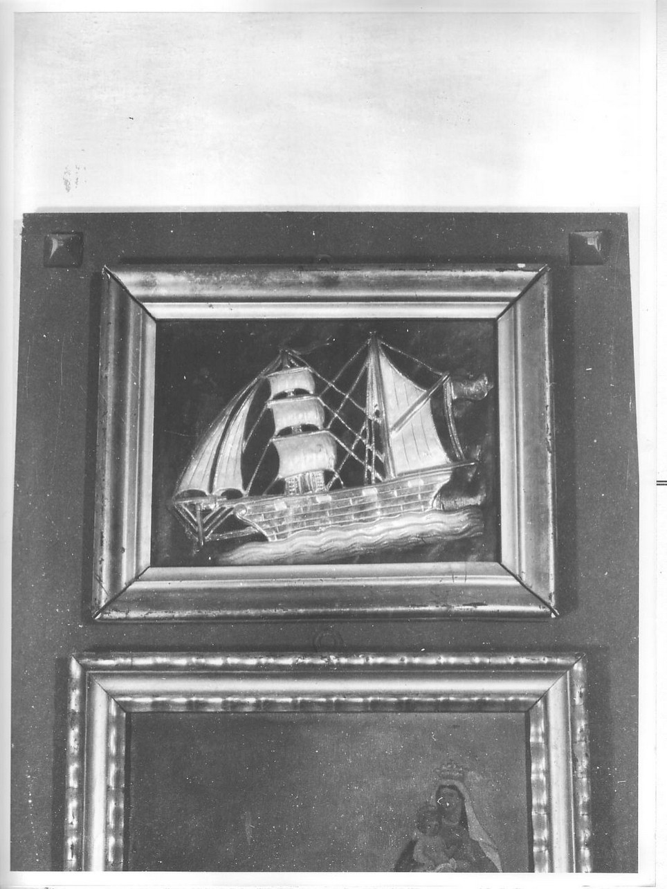 veliero (ex voto, opera isolata) - bottega ligure (inizio sec. XIX)