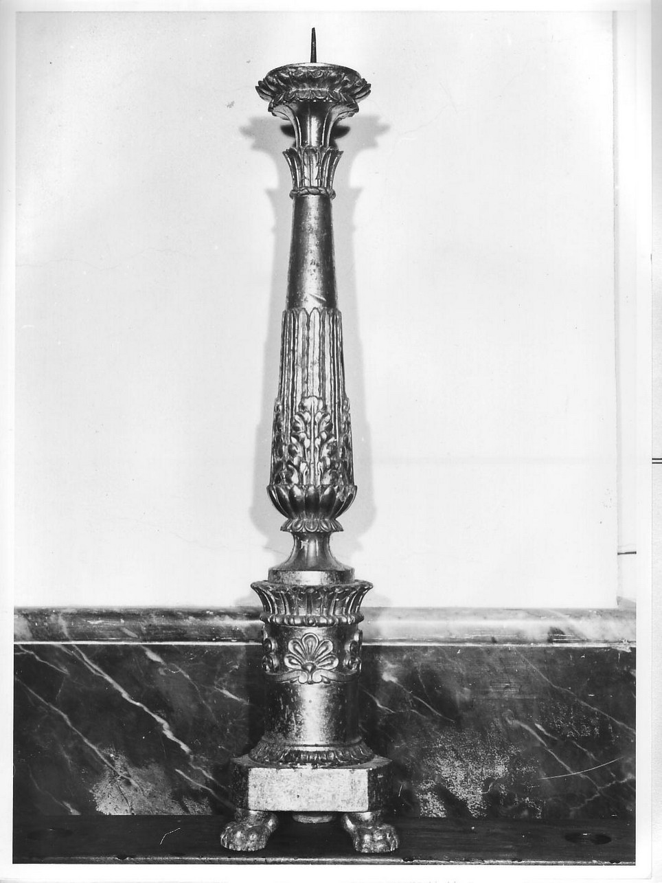 candeliere, serie - bottega ligure (sec. XIX)