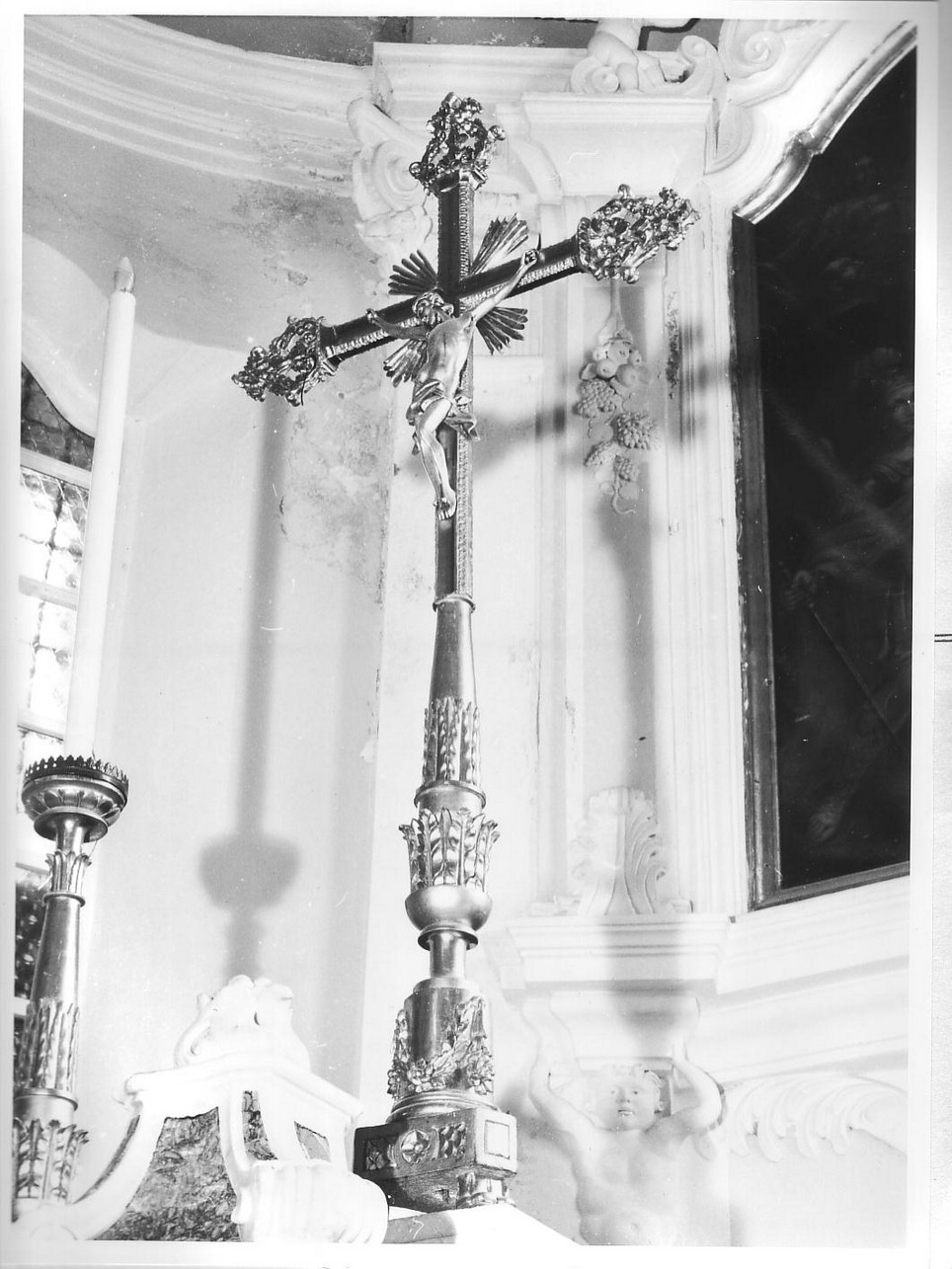 Cristo crocifisso (croce d'altare, opera isolata) - bottega ligure (sec. XIX)