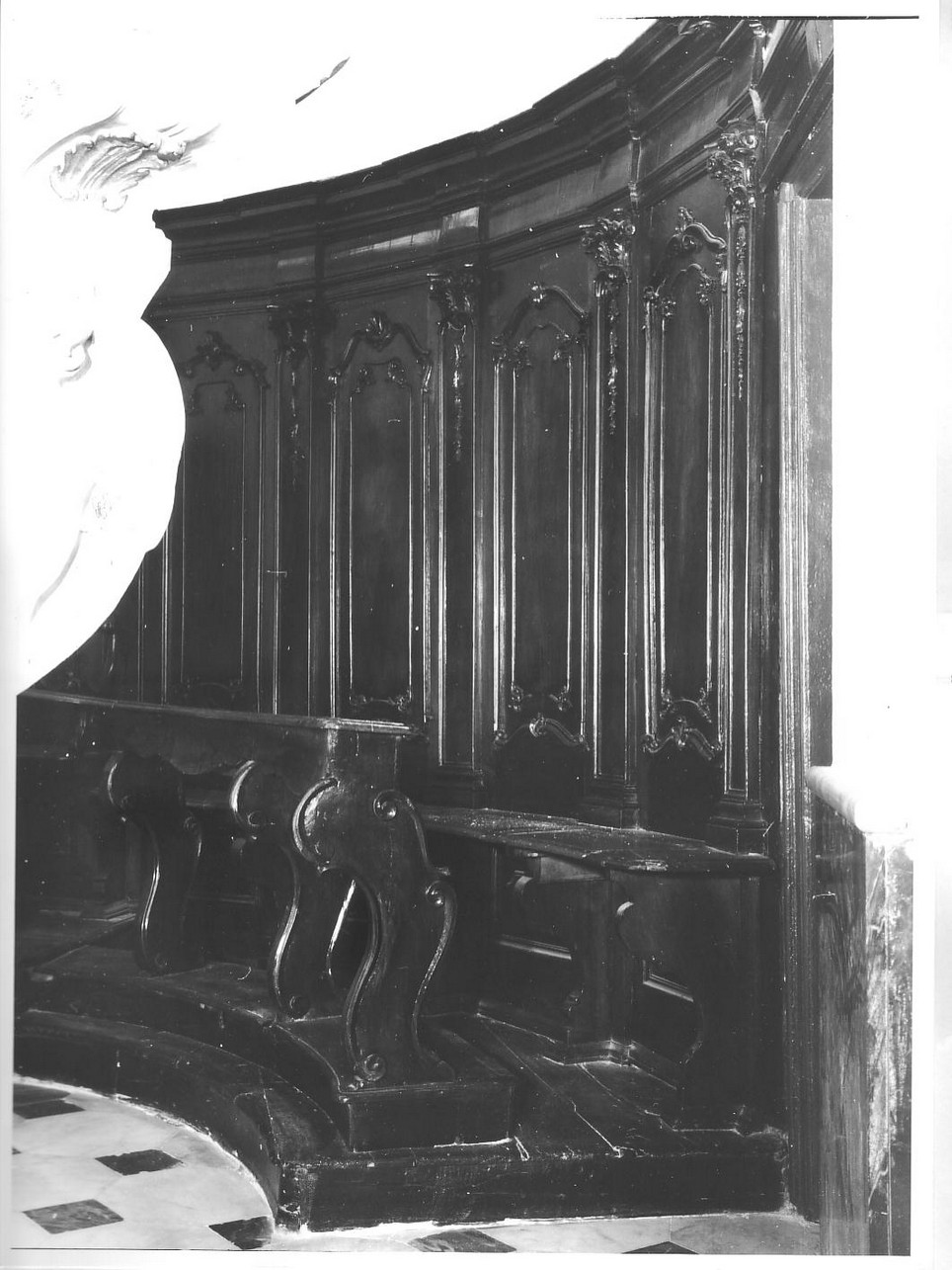 stalli del coro, opera isolata - bottega ligure (sec. XVIII)