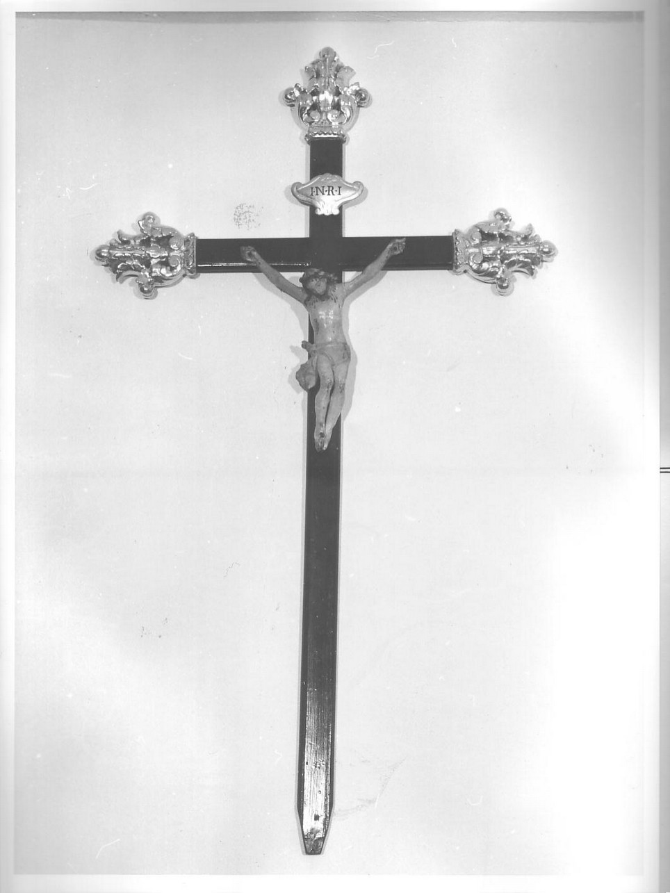 Cristo crocifisso (crocifisso, opera isolata) - bottega ligure (sec. XIX)