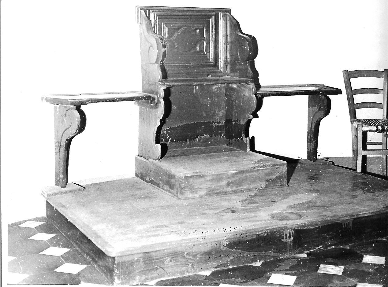 stalli del coro, opera isolata - bottega ligure (prima metà sec. XVIII)